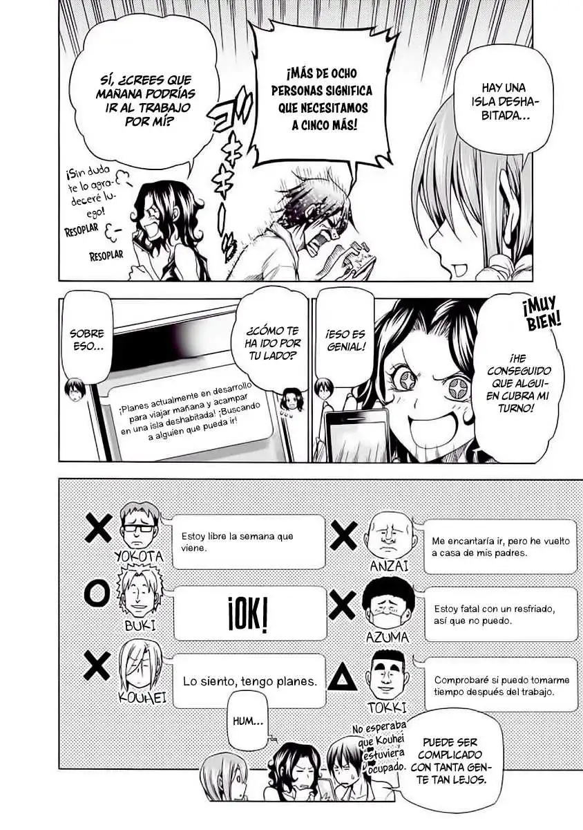 Página 8 — Grand Blue Capítulo 41