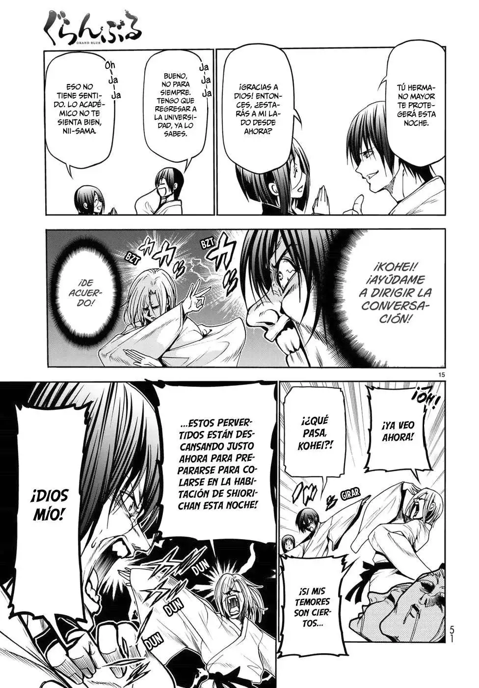 Página 17 — Grand Blue Capítulo 48