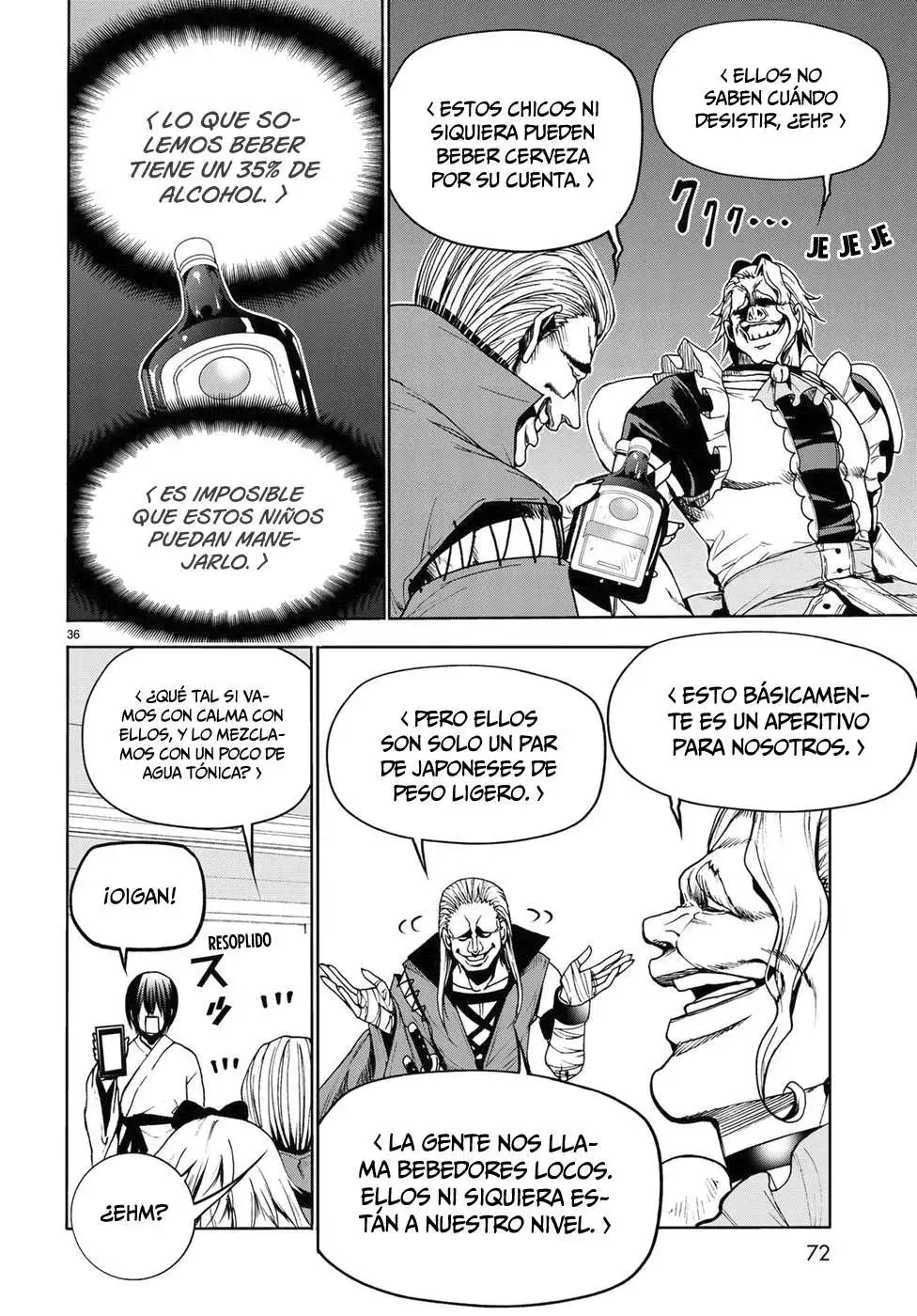 Página 37 — Grand Blue Capítulo 48