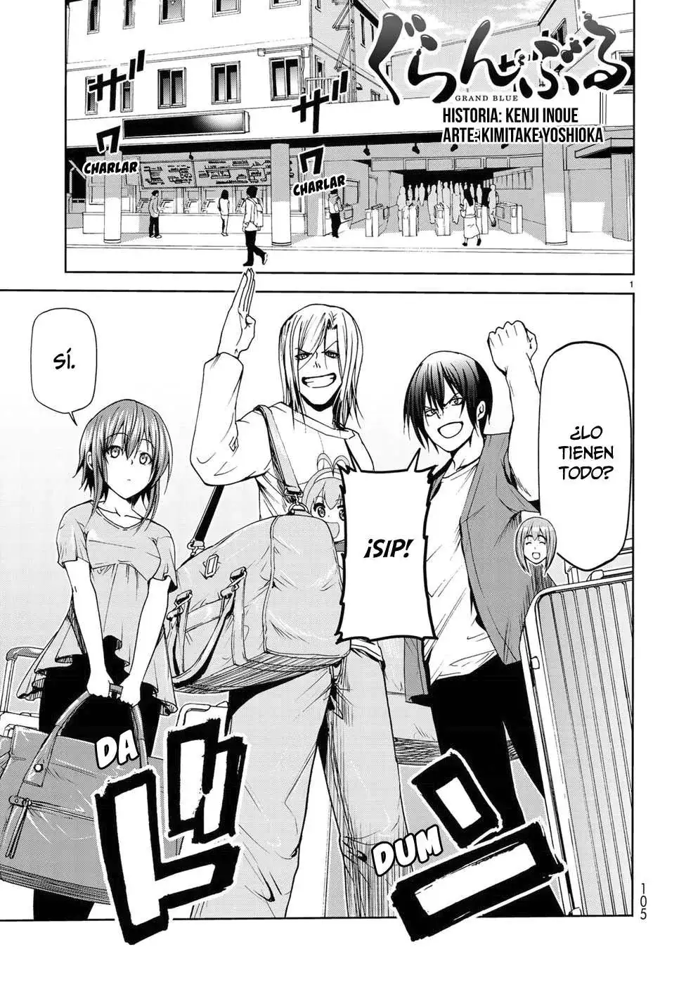 Página 4 — Grand Blue Capítulo 50
