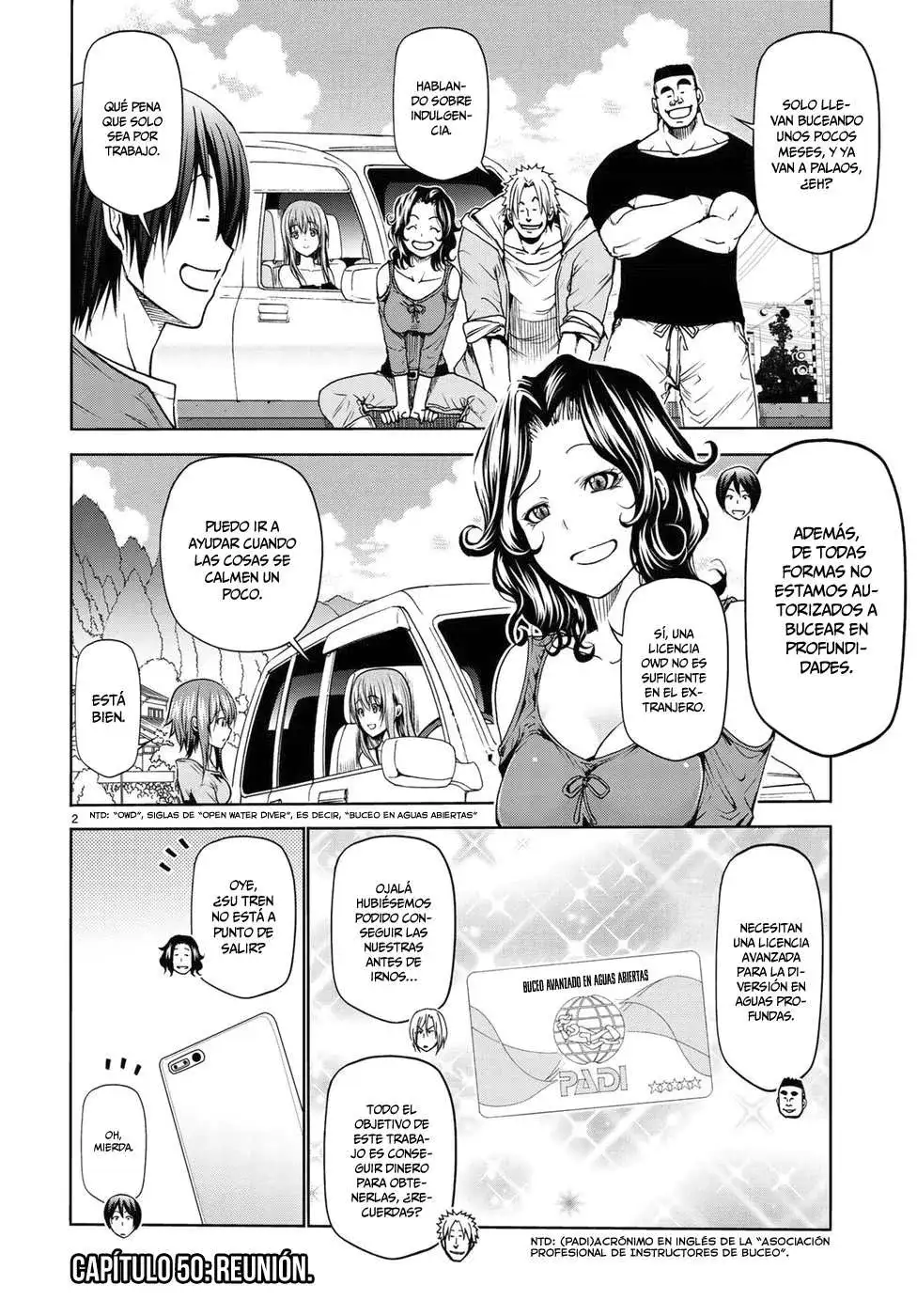 Página 5 — Grand Blue Capítulo 50