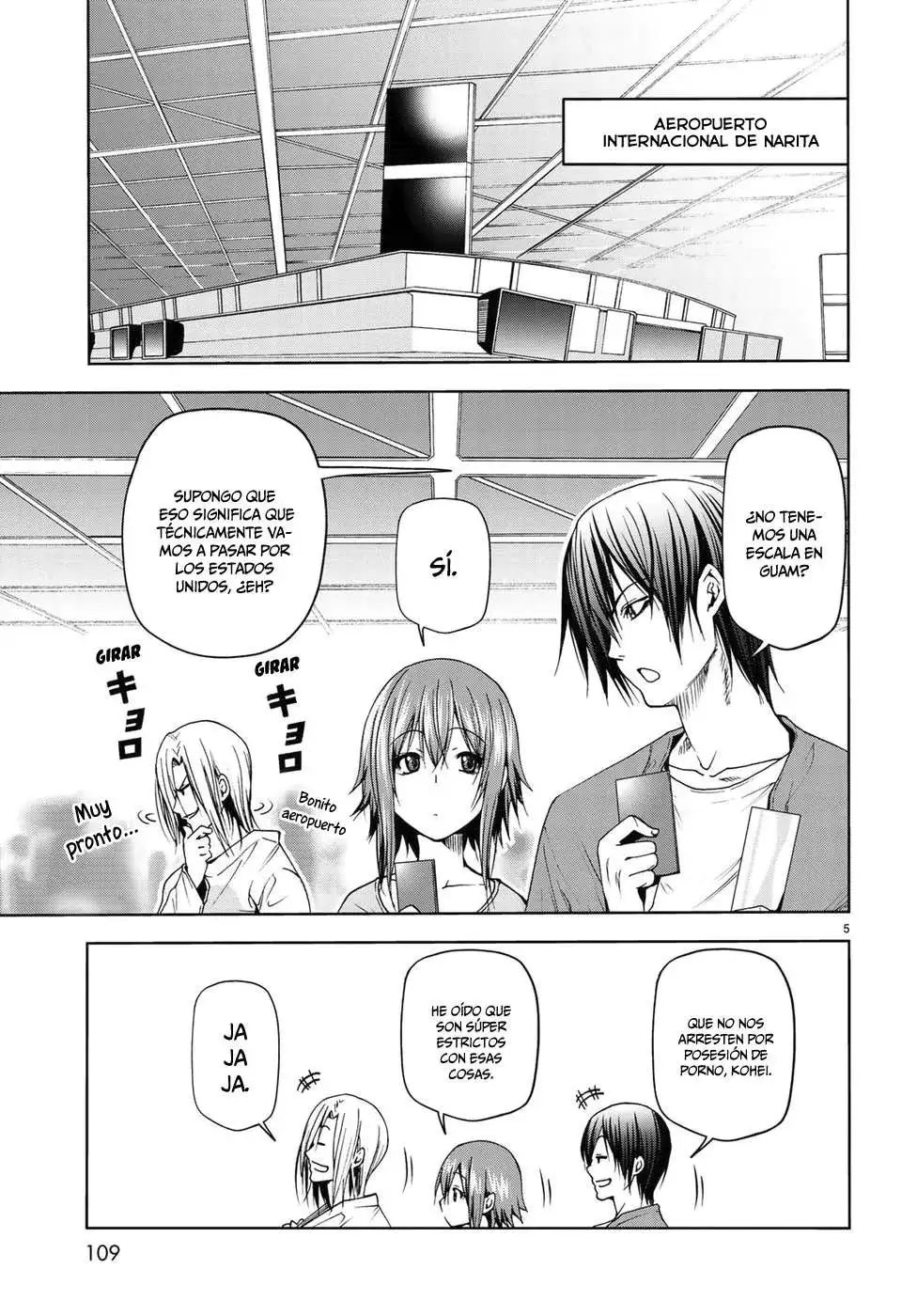 Página 8 — Grand Blue Capítulo 50