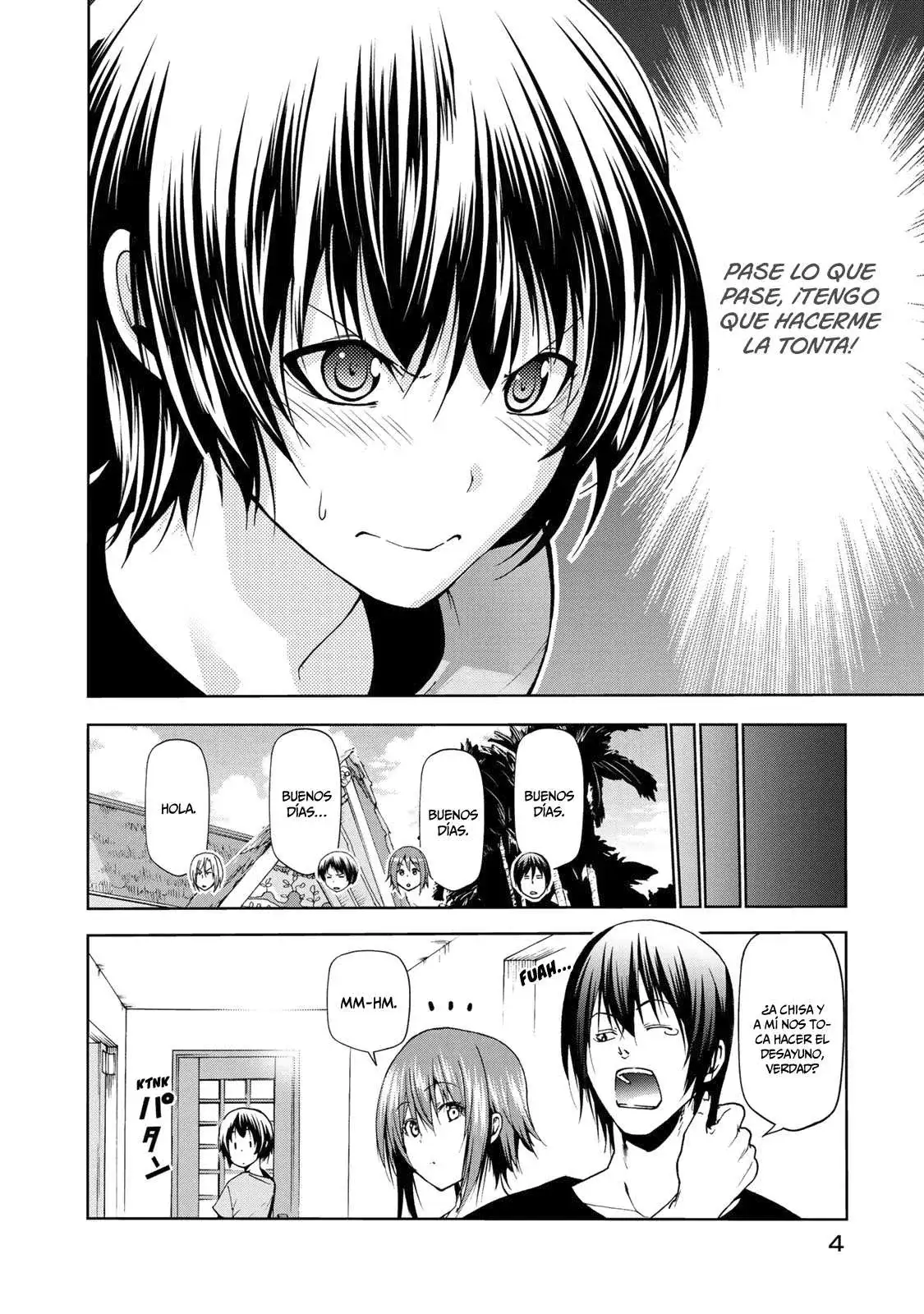 Página 4 — Grand Blue Capítulo 54