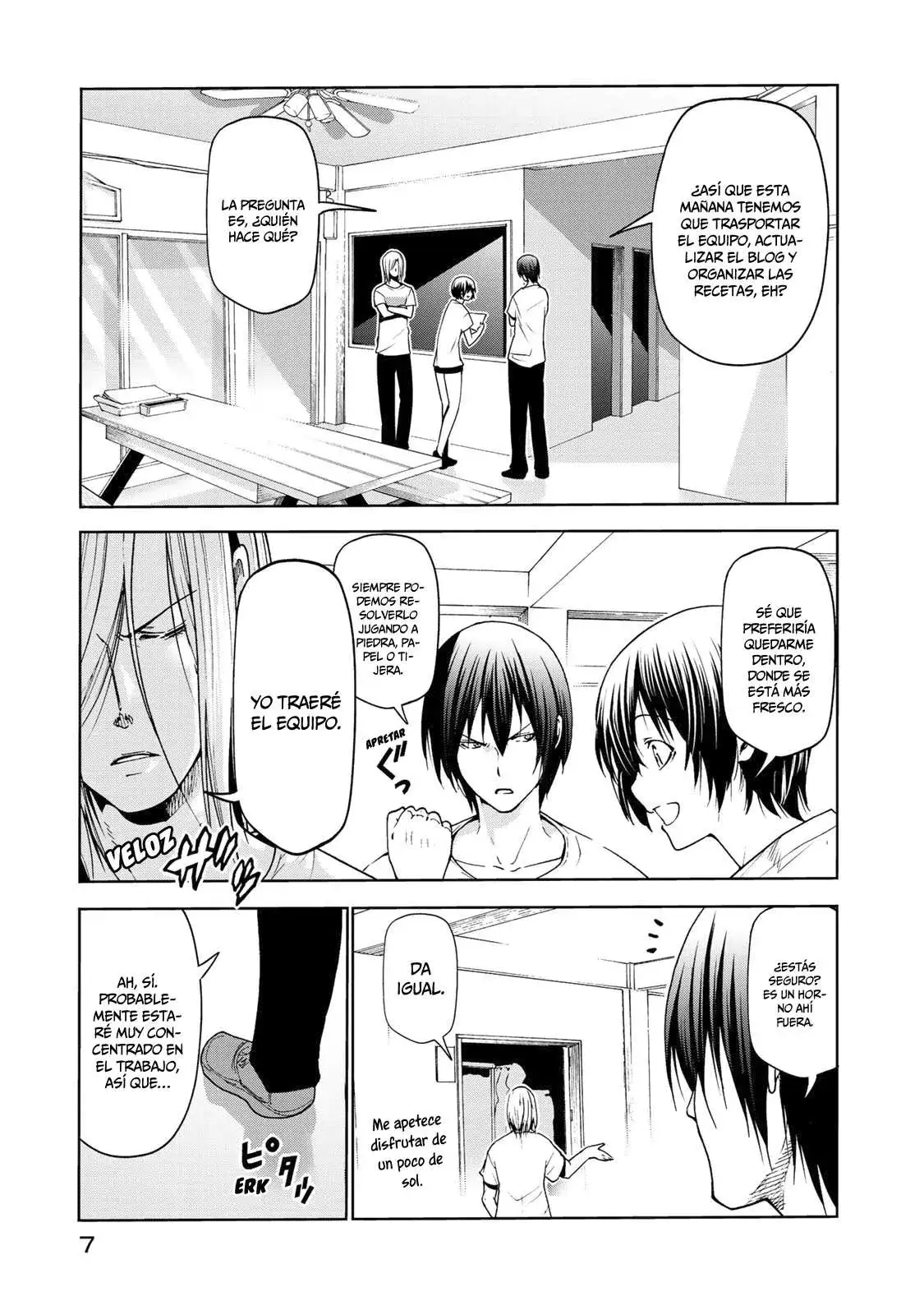 Página 7 — Grand Blue Capítulo 54