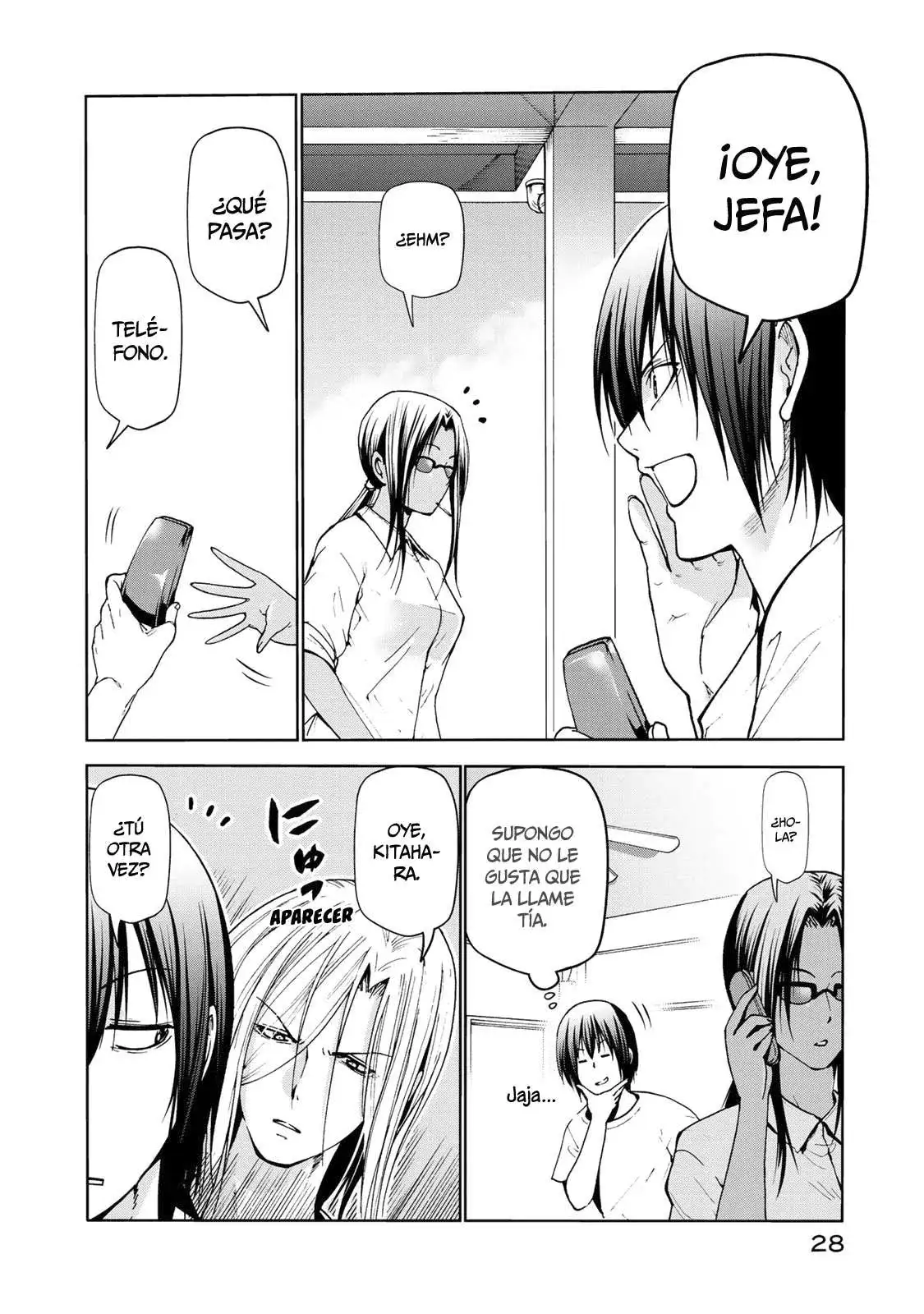 Página 28 — Grand Blue Capítulo 54