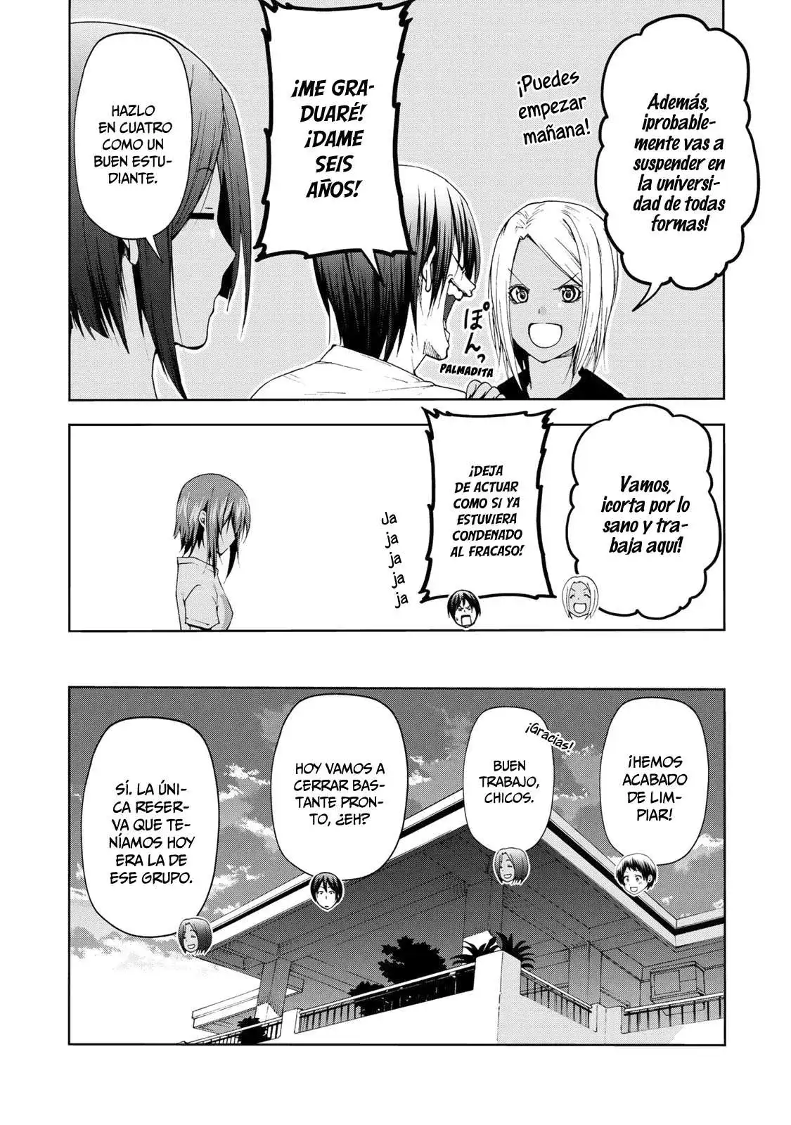 Página 9 — Grand Blue Capítulo 56