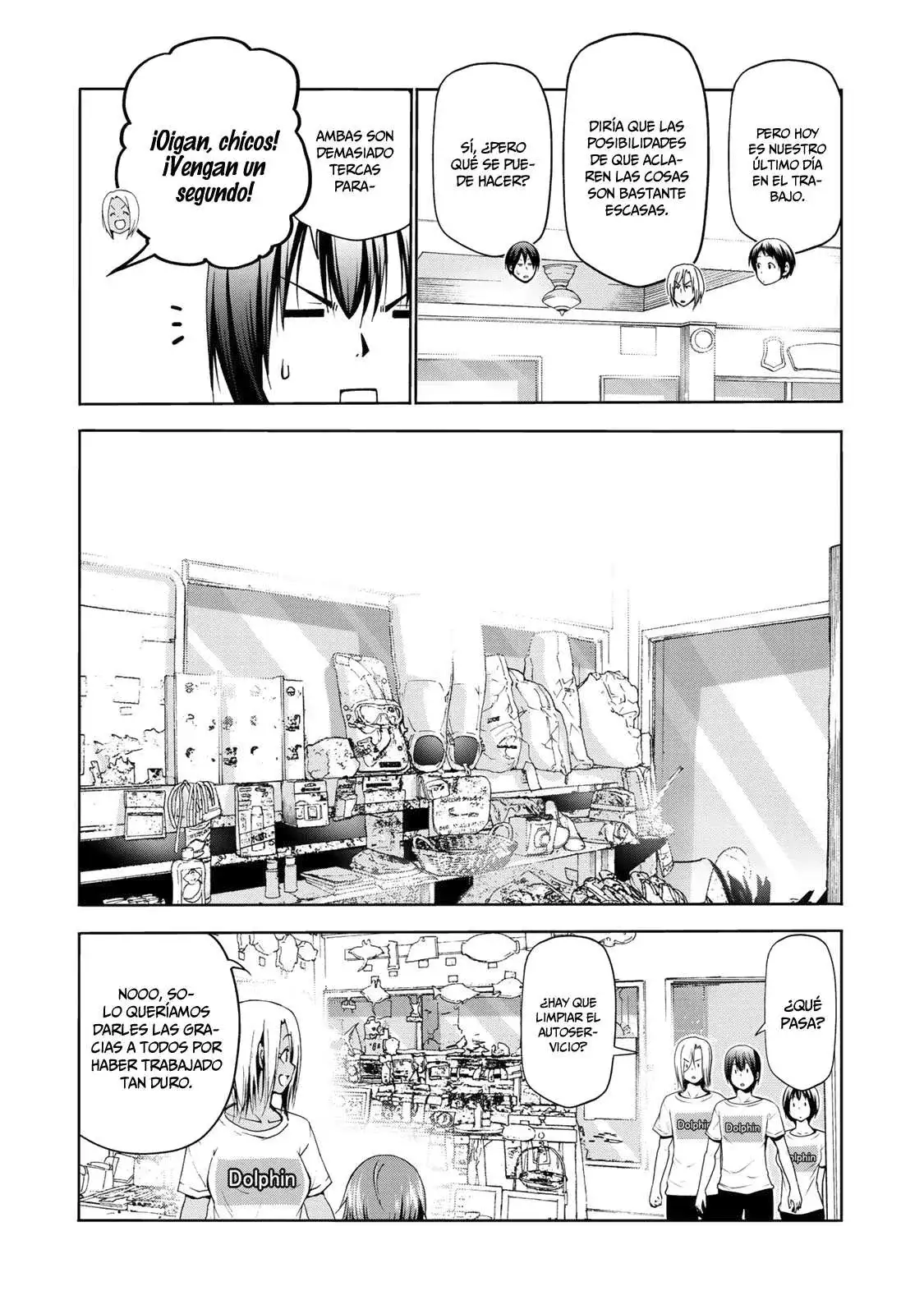 Página 8 — Grand Blue Capítulo 57