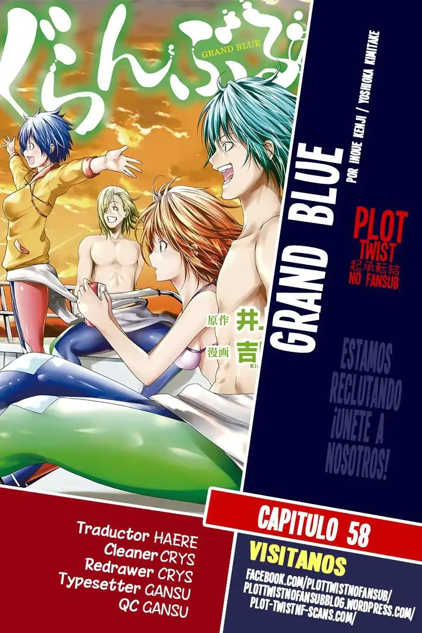 Página 1 — Grand Blue Capítulo 58