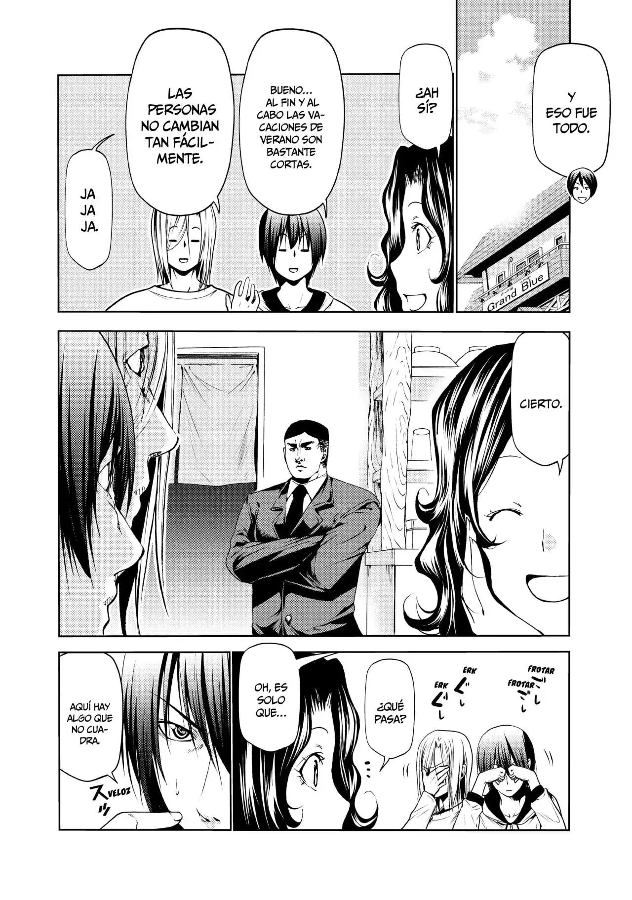Página 16 — Grand Blue Capítulo 58