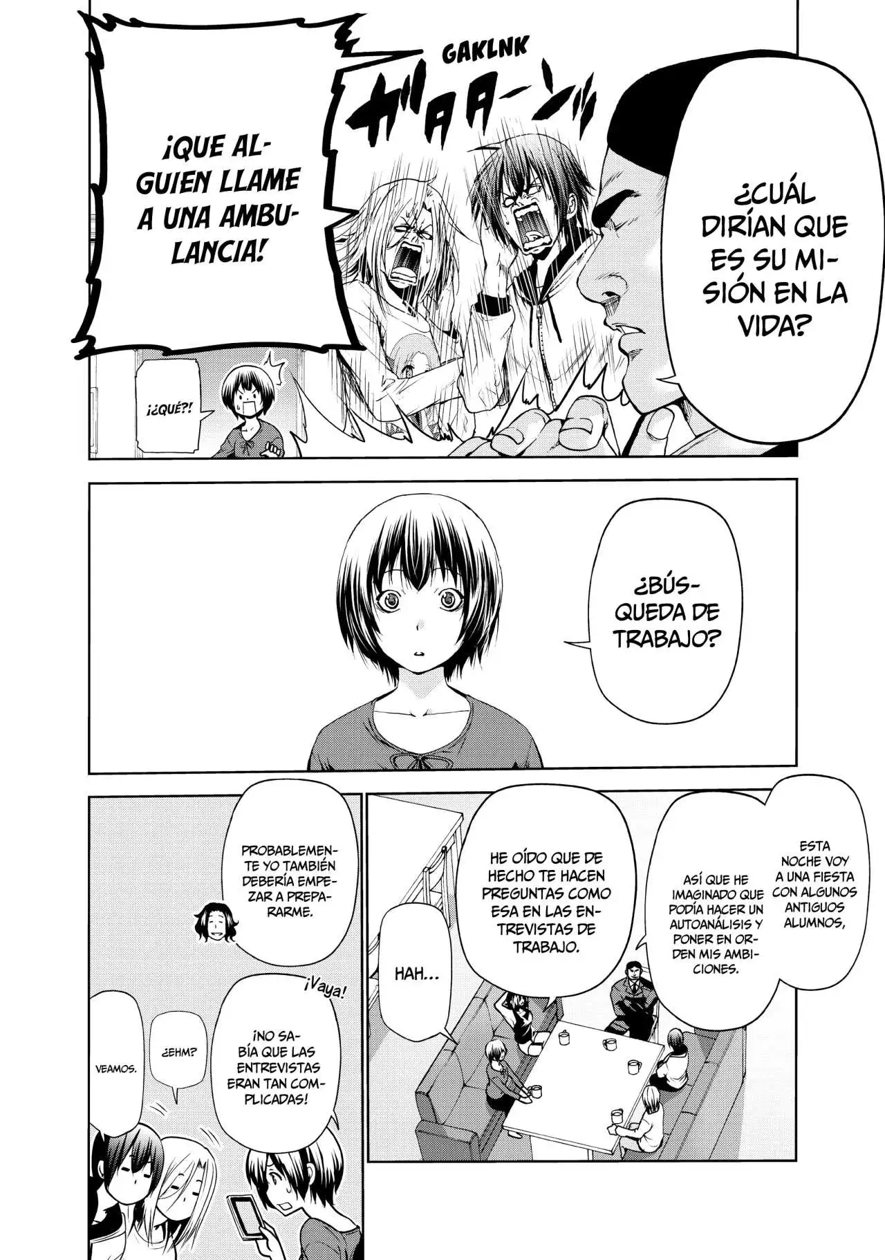 Página 18 — Grand Blue Capítulo 58