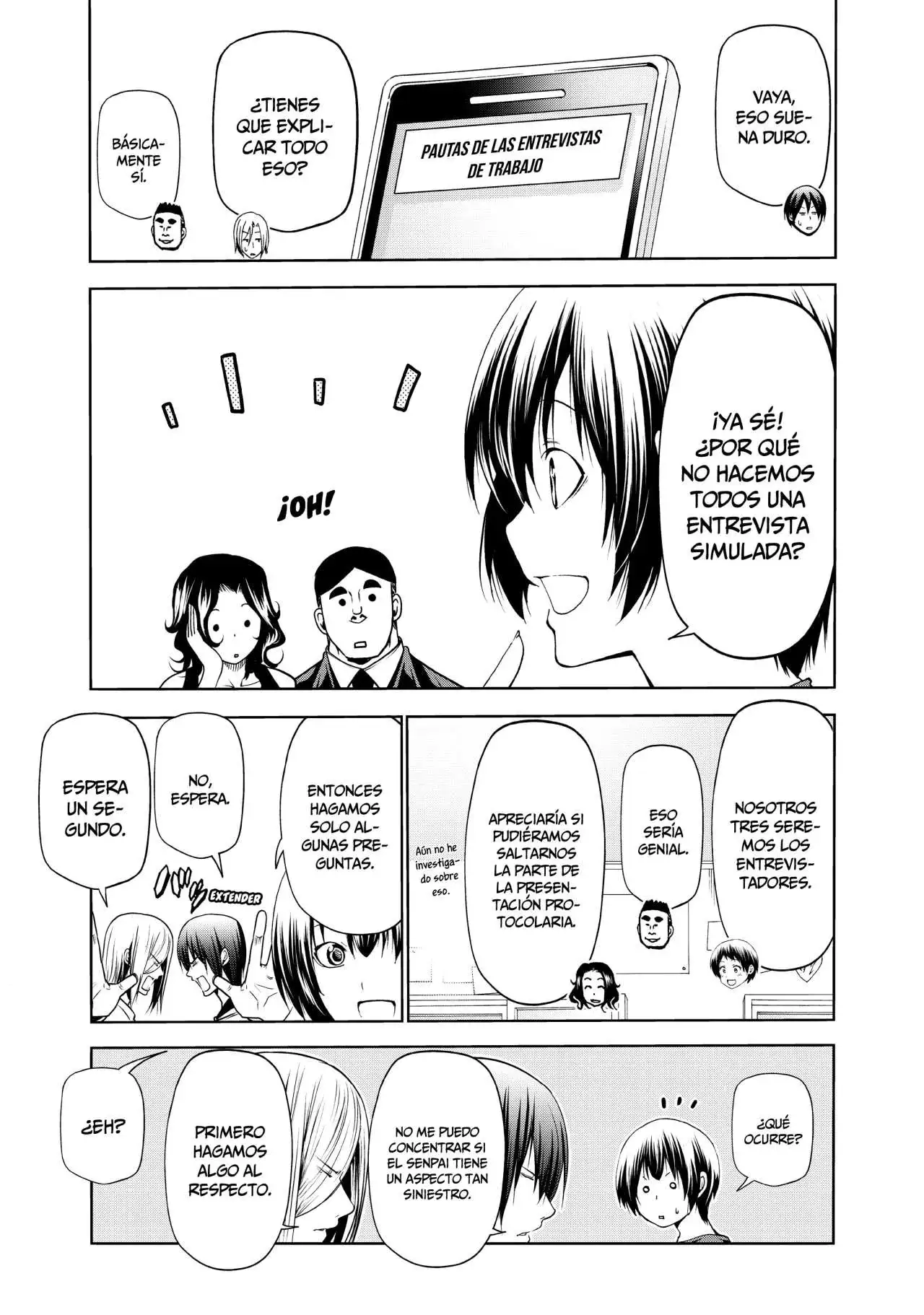 Página 19 — Grand Blue Capítulo 58