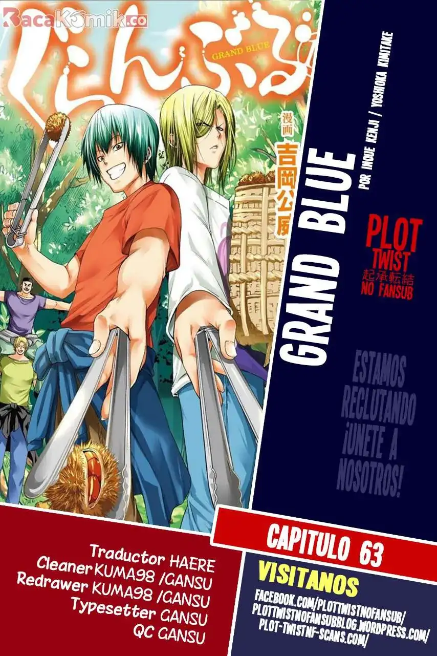 Página 1 — Grand Blue Capítulo 63
