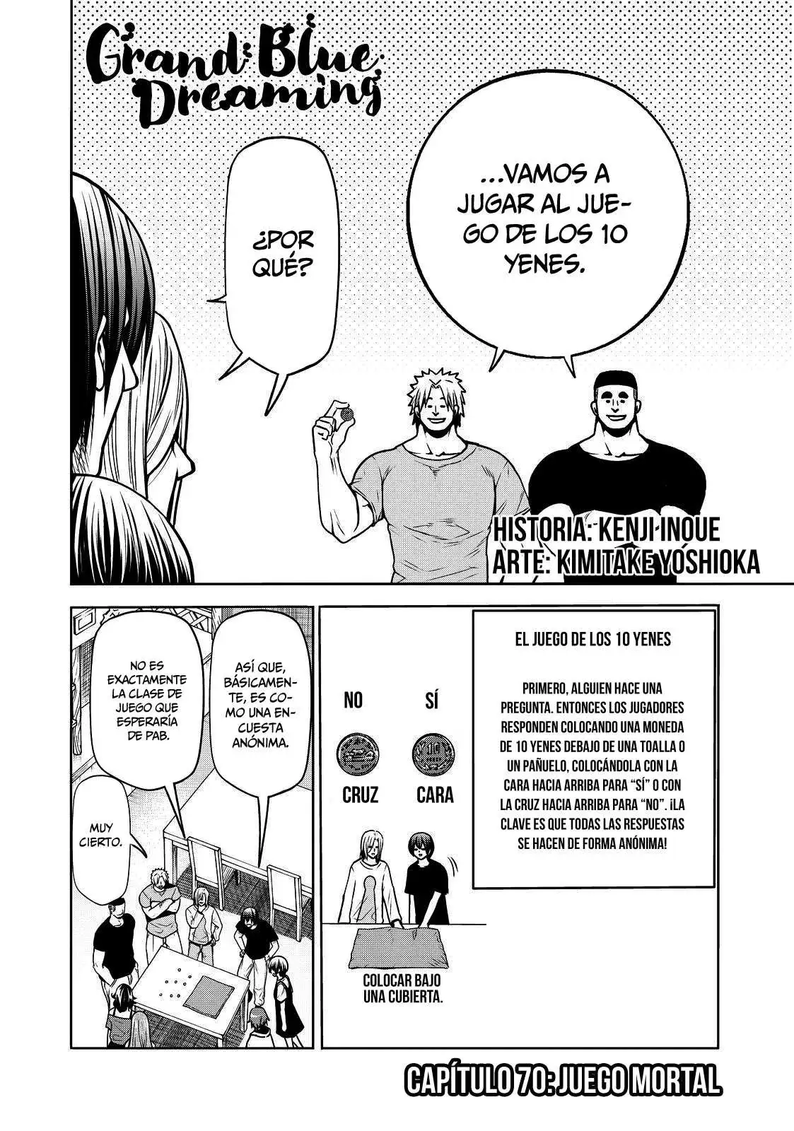 Página 3 — Grand Blue Capítulo 70