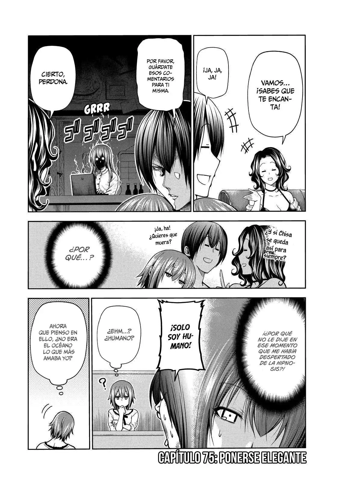 Página 3 — Grand Blue Capítulo 75