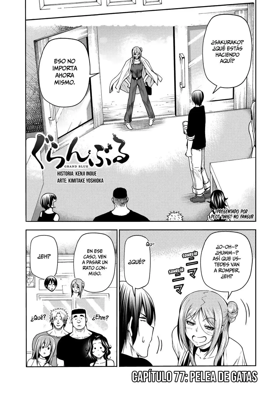 Página 2 — Grand Blue Capítulo 77