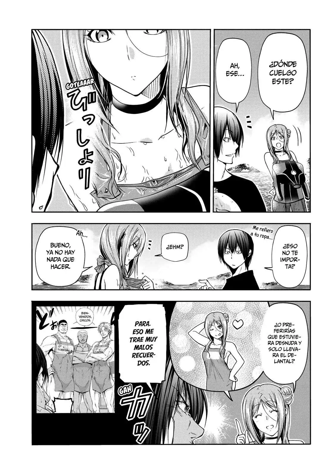 Página 8 — Grand Blue Capítulo 77