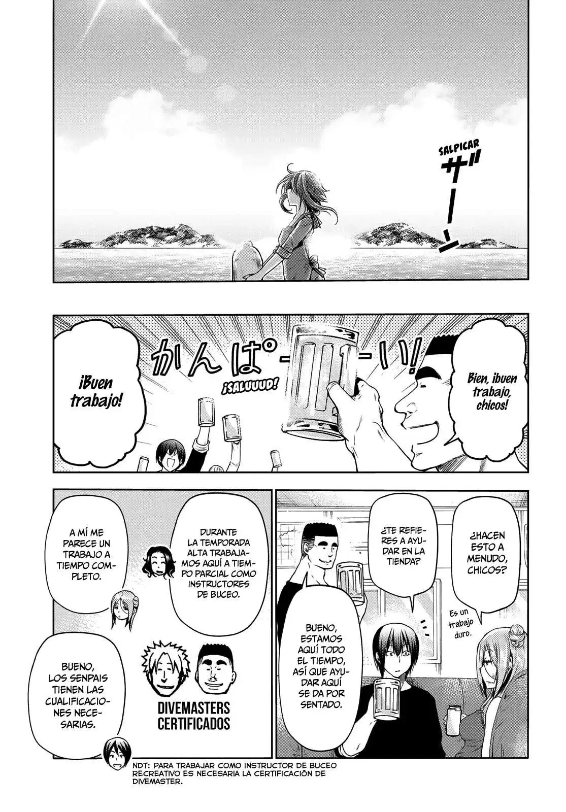 Página 10 — Grand Blue Capítulo 77