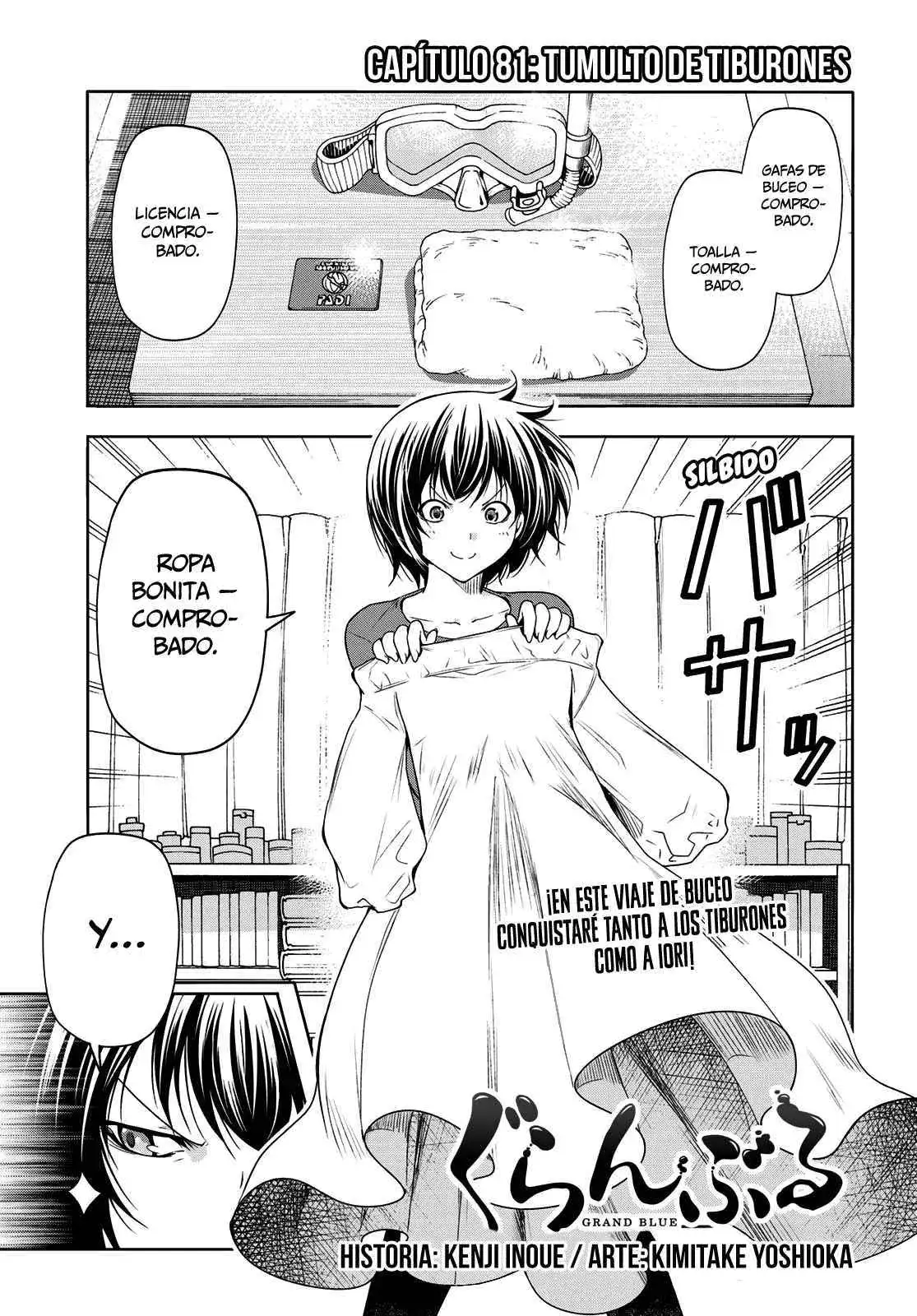 Página 1 — Grand Blue Capítulo 81