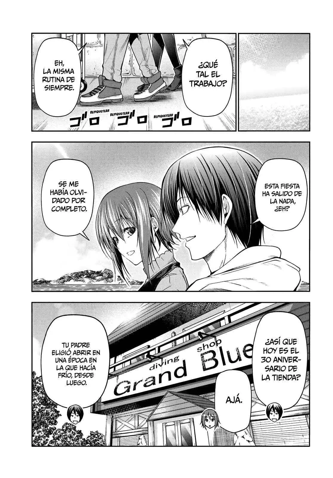 Página 4 — Grand Blue Capítulo 100