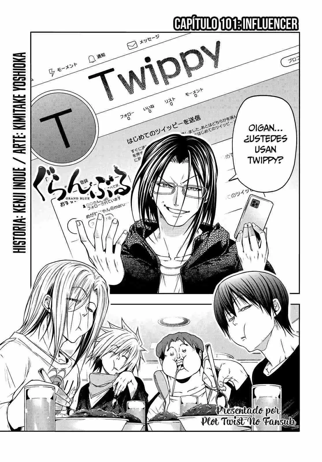 Página 3 — Grand Blue Capítulo 101