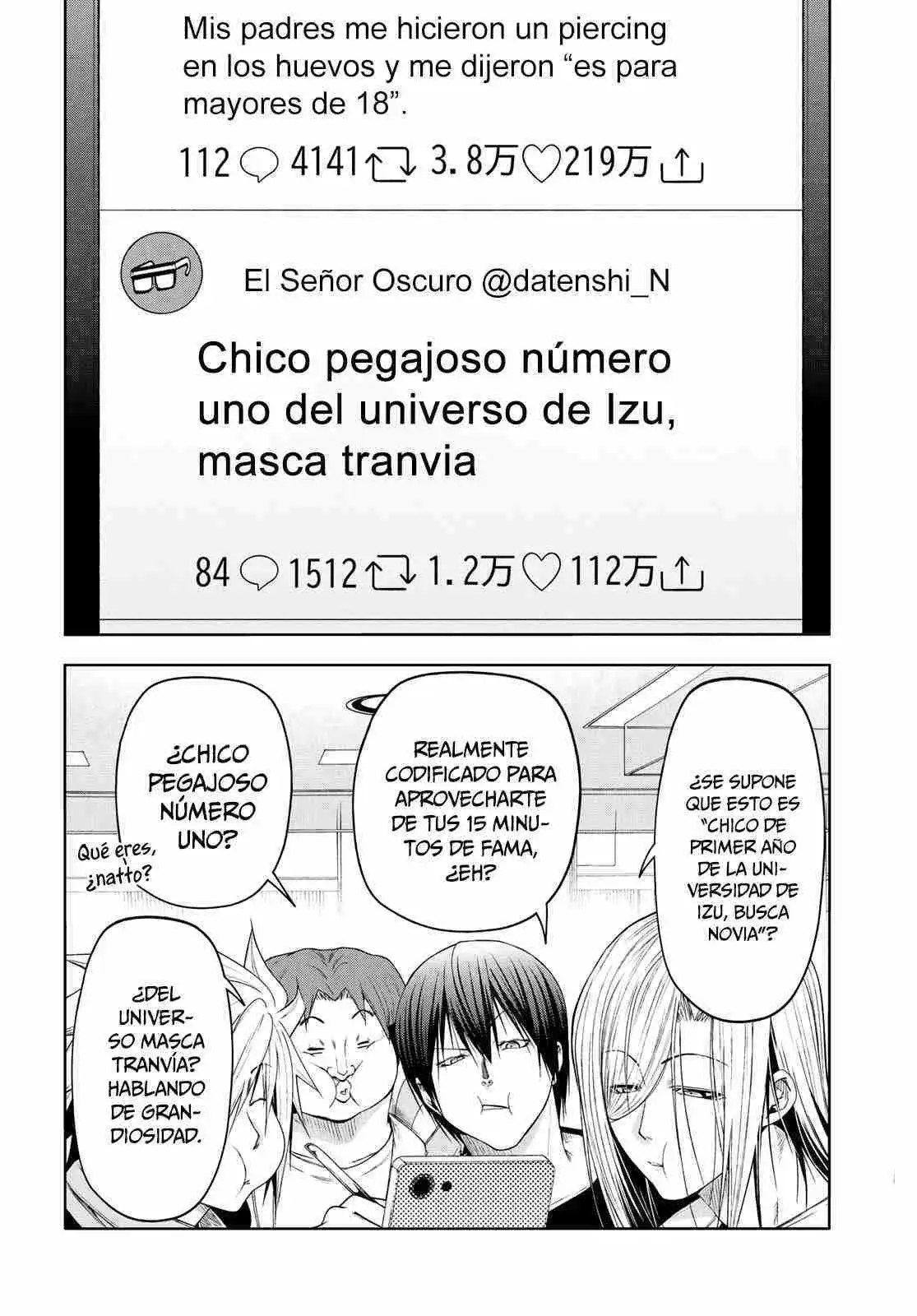 Página 8 — Grand Blue Capítulo 101