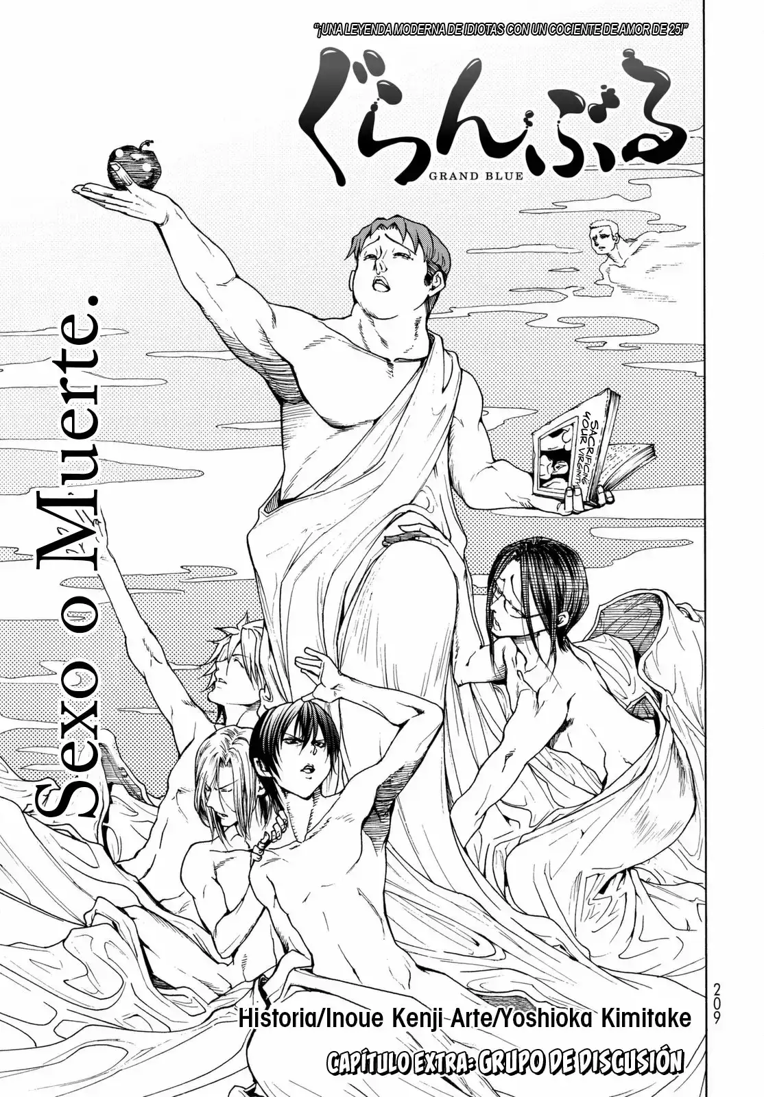 Página 4 — Grand Blue Capítulo 36.5