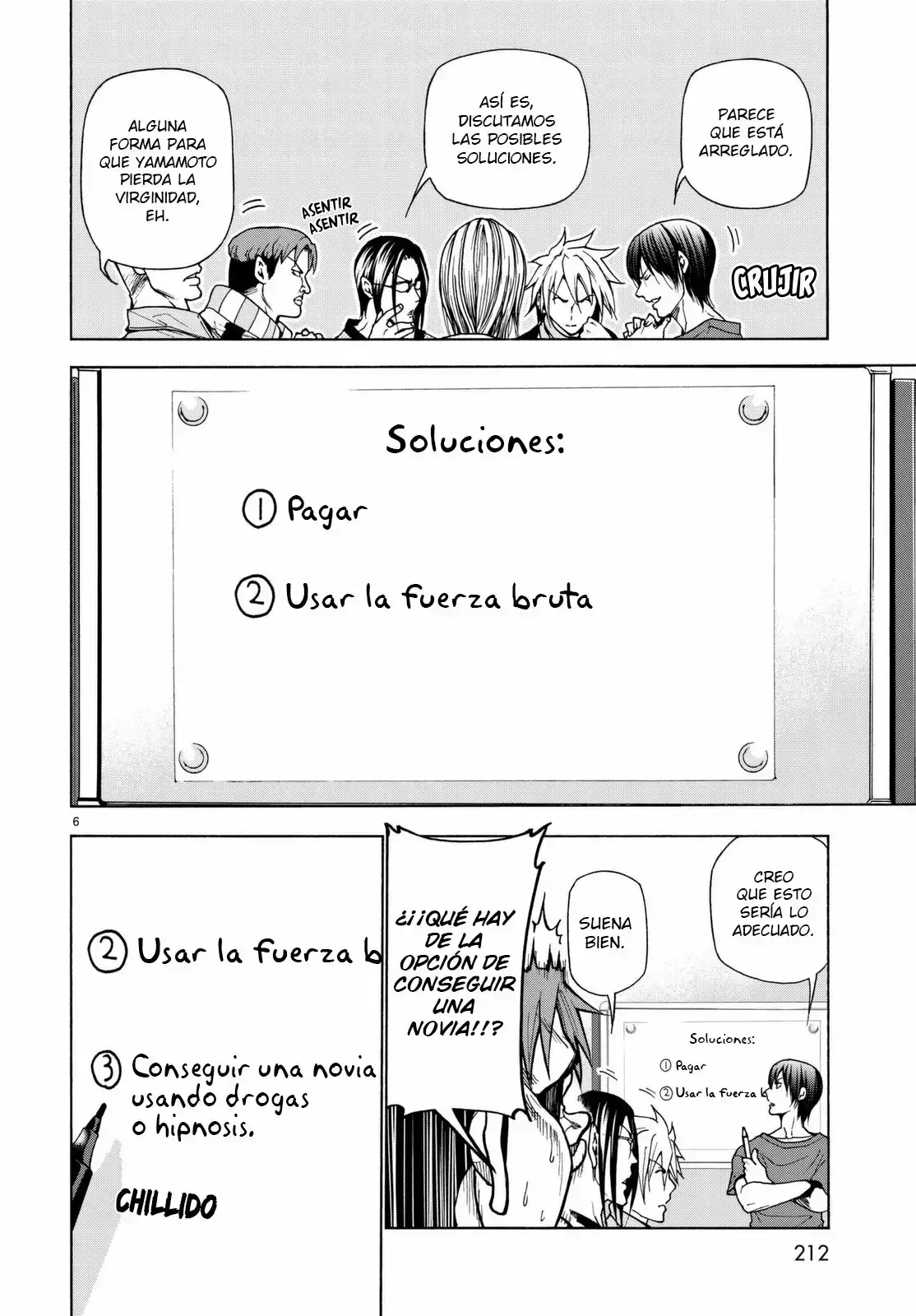 Página 7 — Grand Blue Capítulo 36.5
