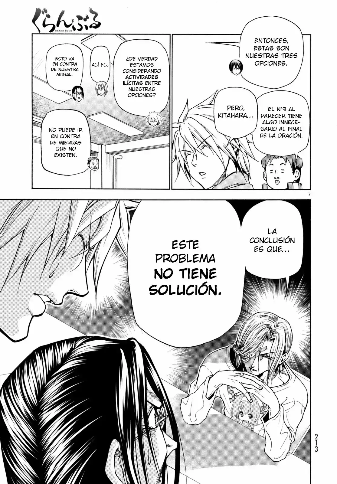 Página 8 — Grand Blue Capítulo 36.5