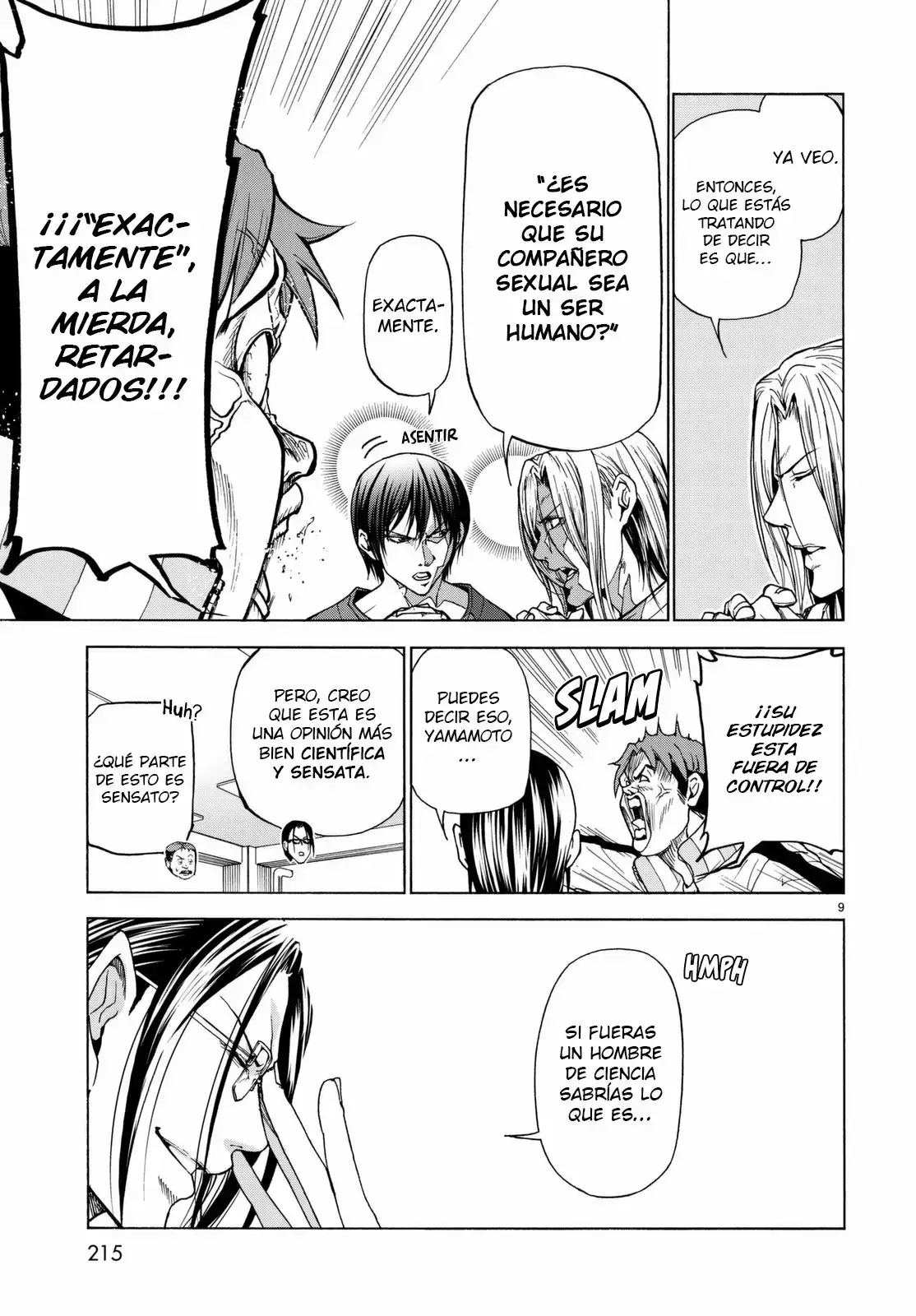 Página 10 — Grand Blue Capítulo 36.5