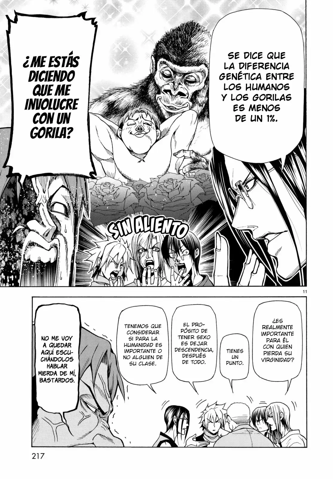 Página 12 — Grand Blue Capítulo 36.5