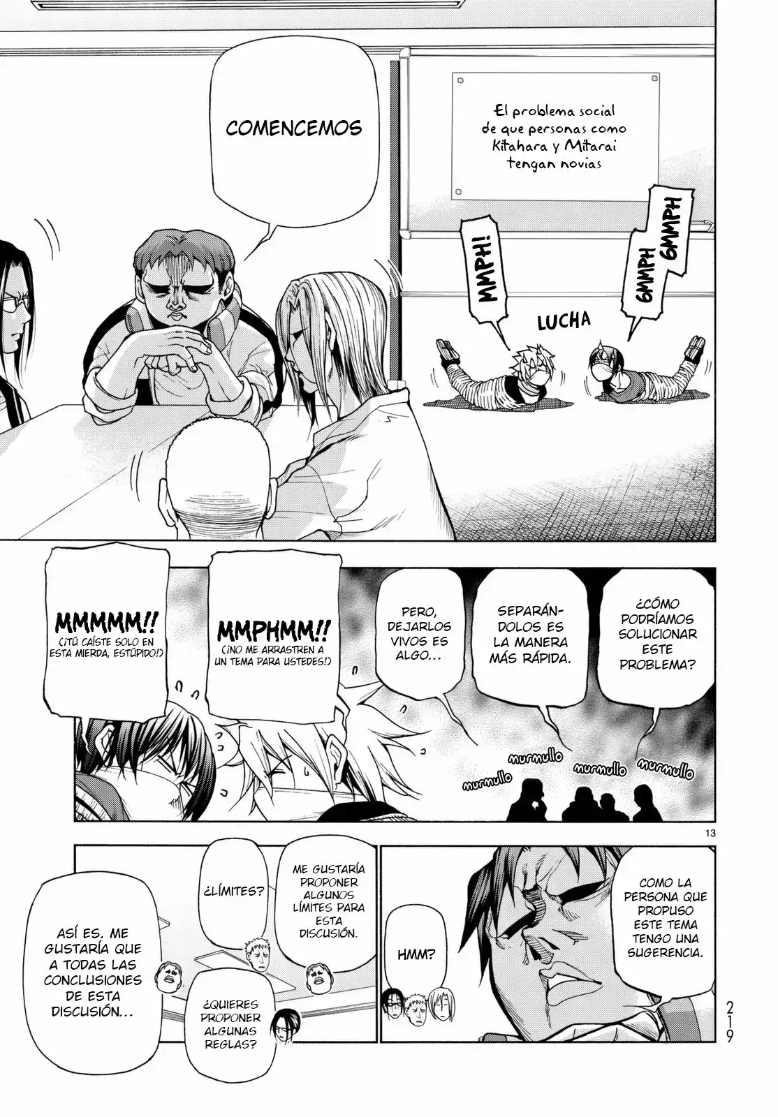 Página 14 — Grand Blue Capítulo 36.5