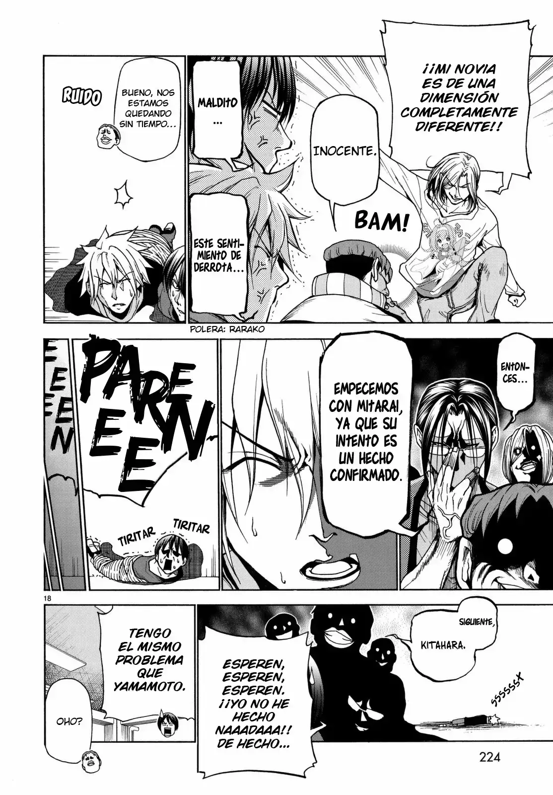Página 19 — Grand Blue Capítulo 36.5
