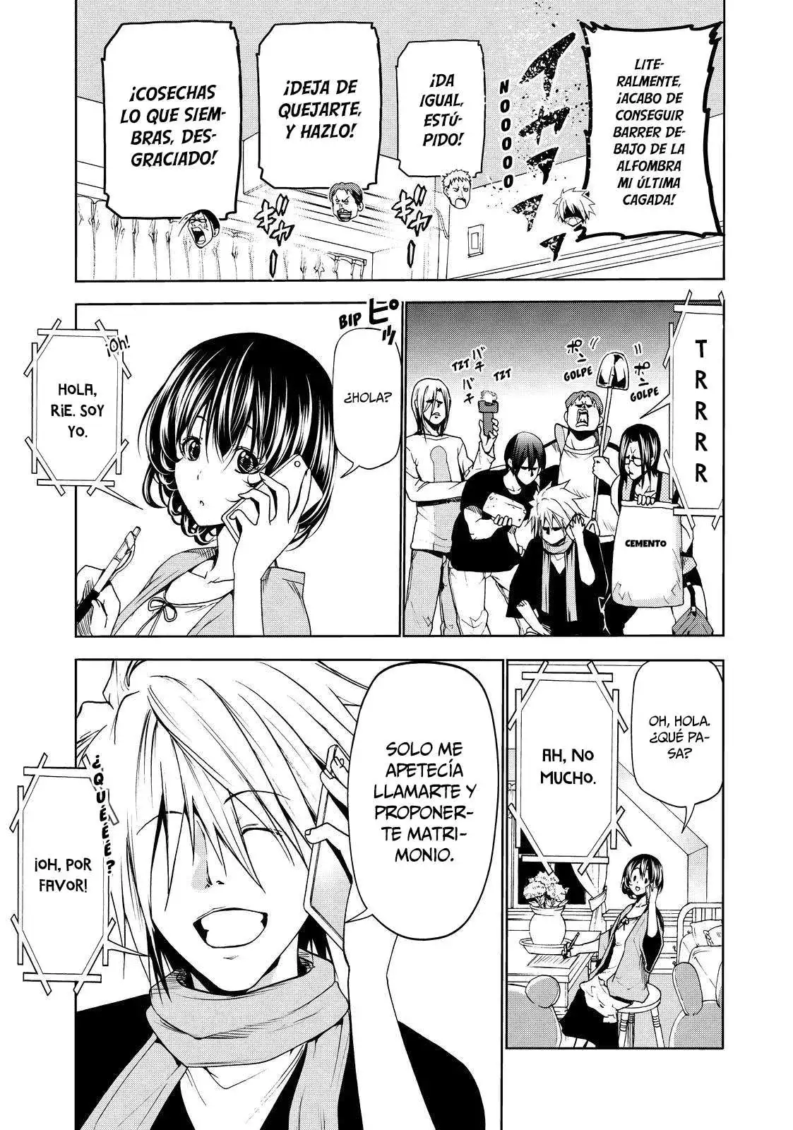 Página 12 — Grand Blue Capítulo 52.5
