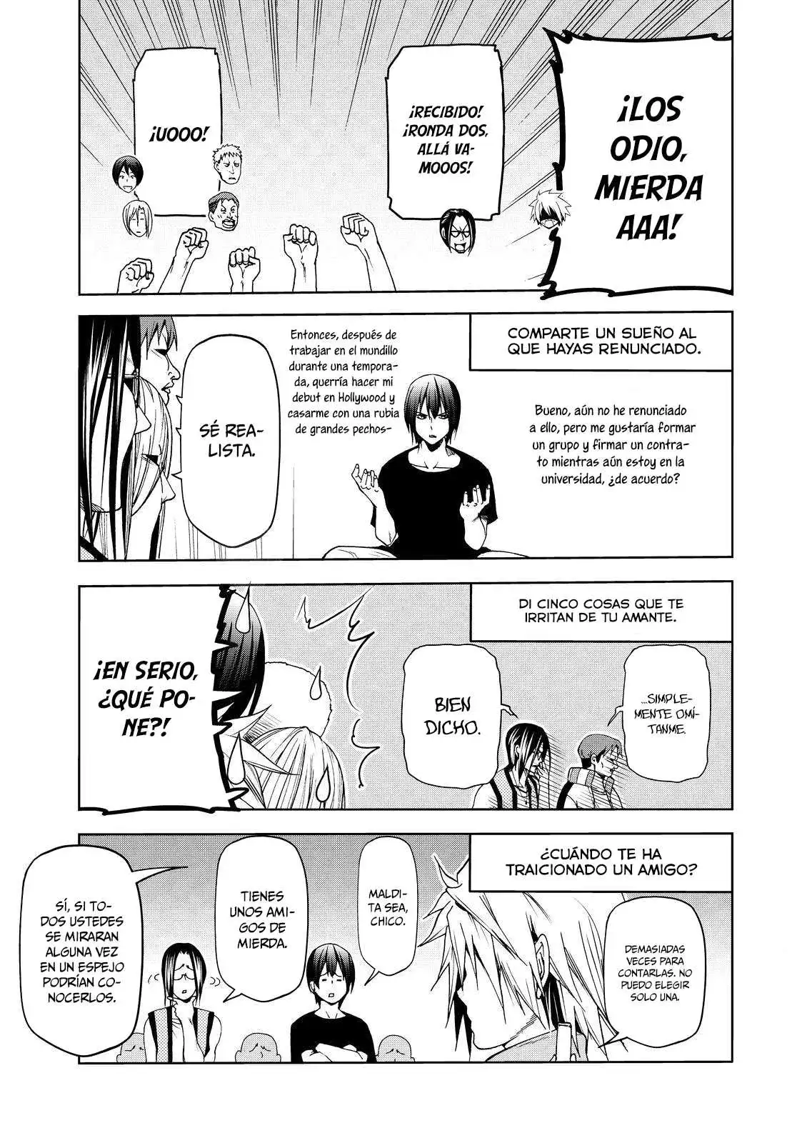 Página 14 — Grand Blue Capítulo 52.5