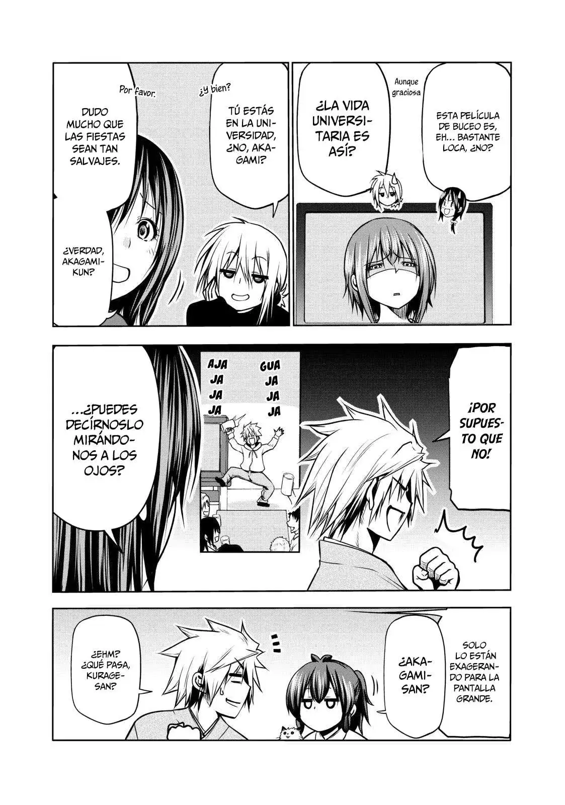 Página 16 — Grand Blue Capítulo 65.5