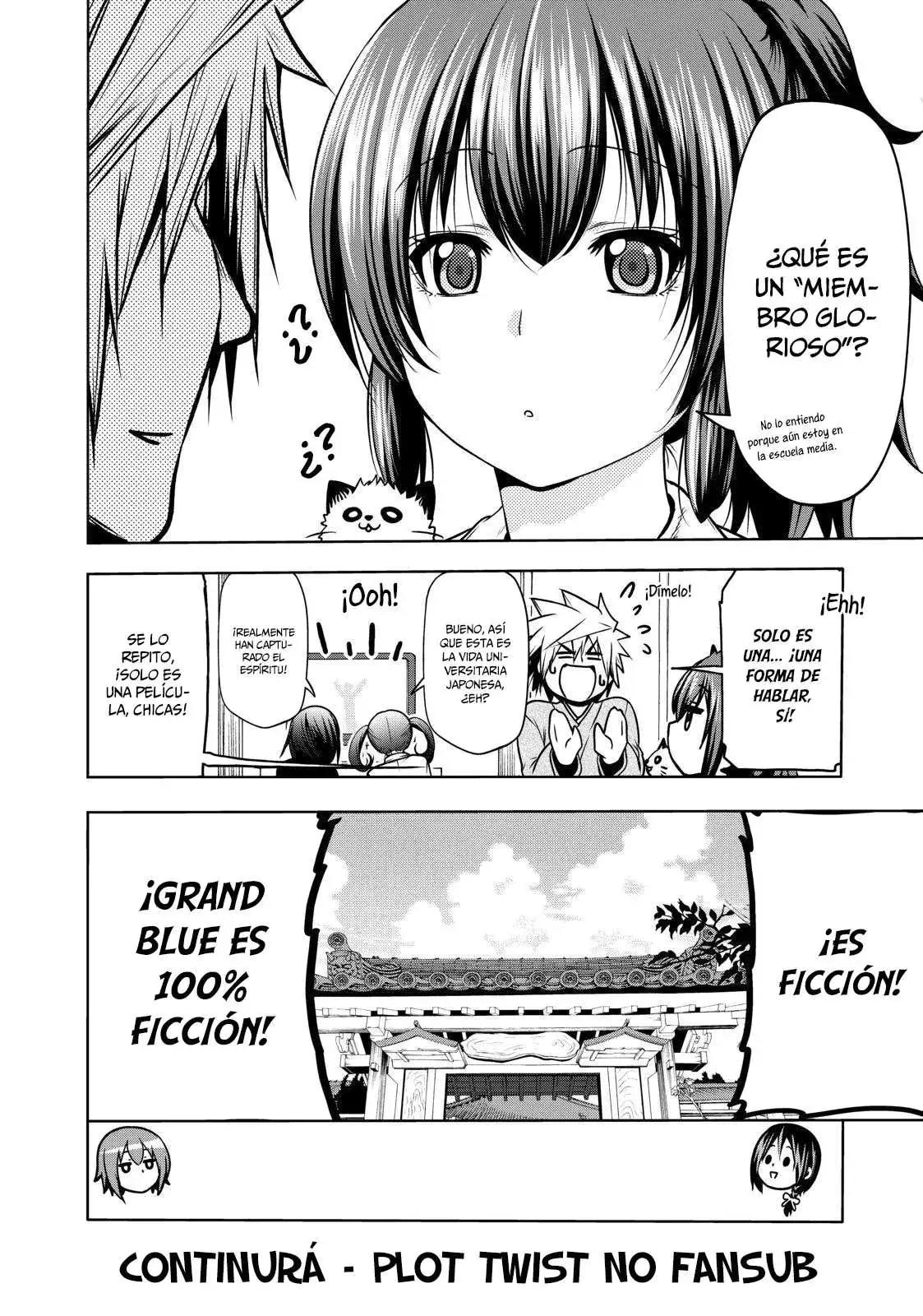 Página 17 — Grand Blue Capítulo 65.5