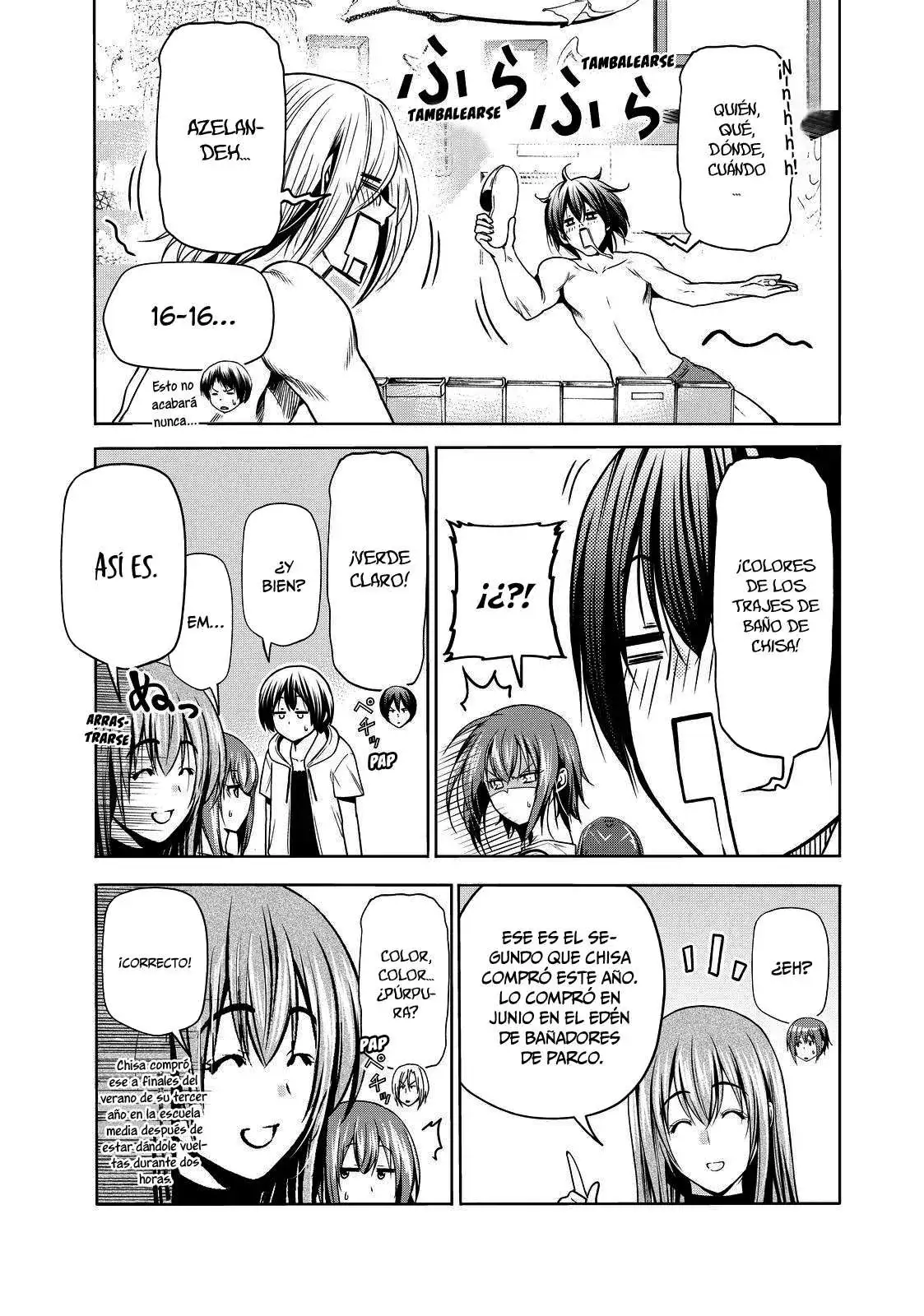 Página 14 — Grand Blue Capítulo 74.5