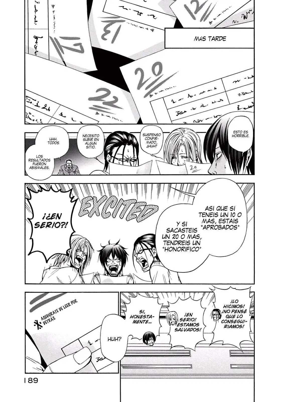 Página 14 — Grand Blue Capítulo 8.5