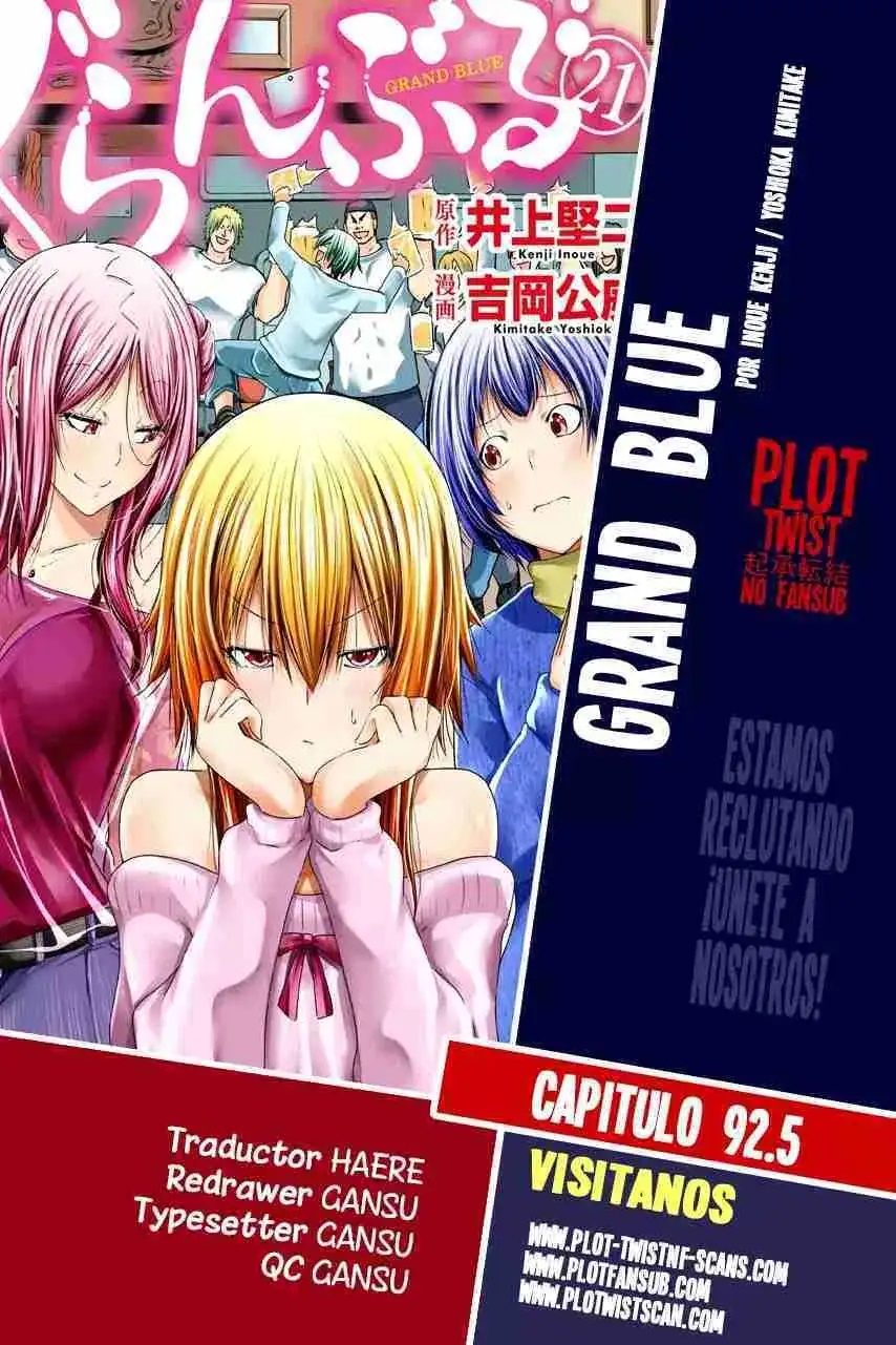 Página 1 — Grand Blue Capítulo 92.5