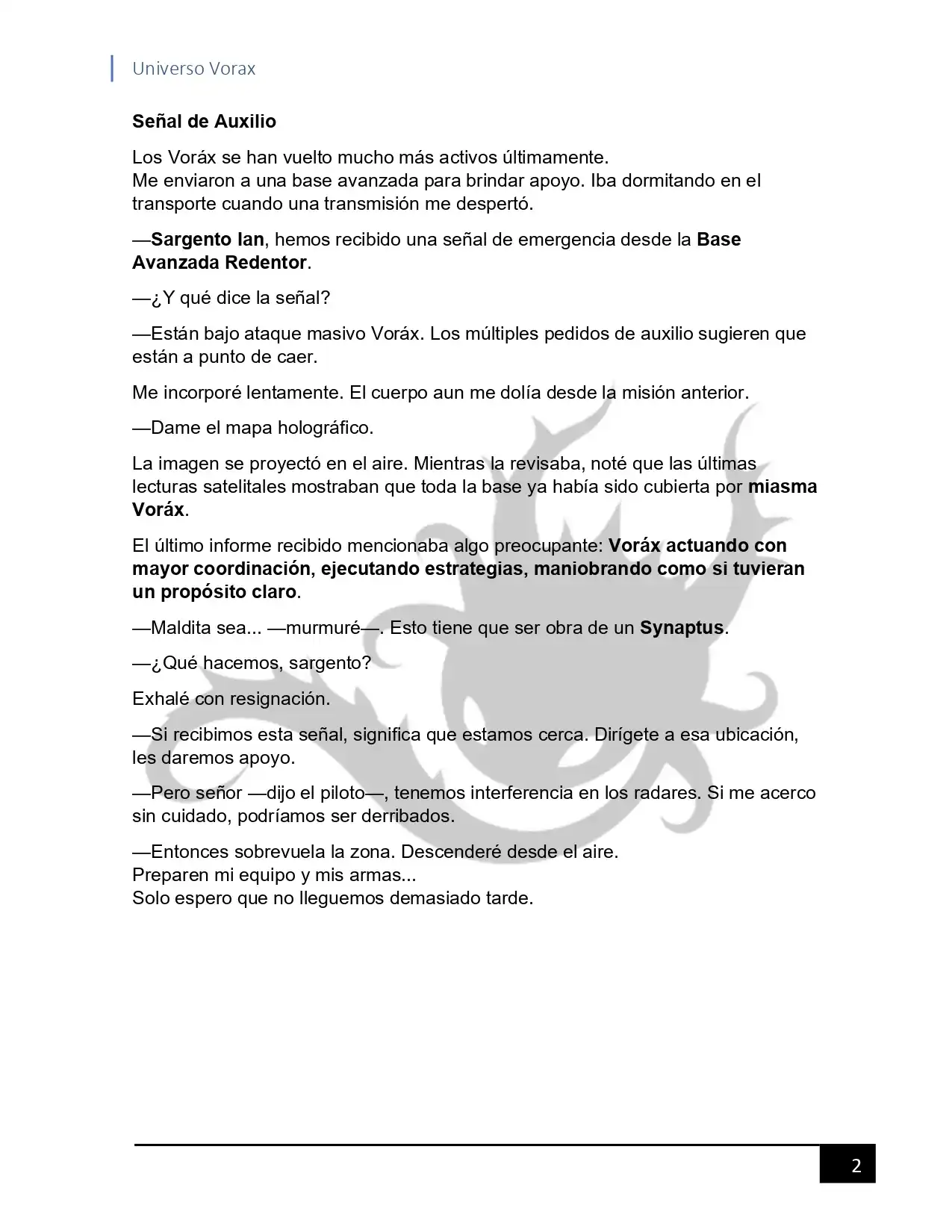 Página 3 — Capítulo 0 de Guerra de mundos...