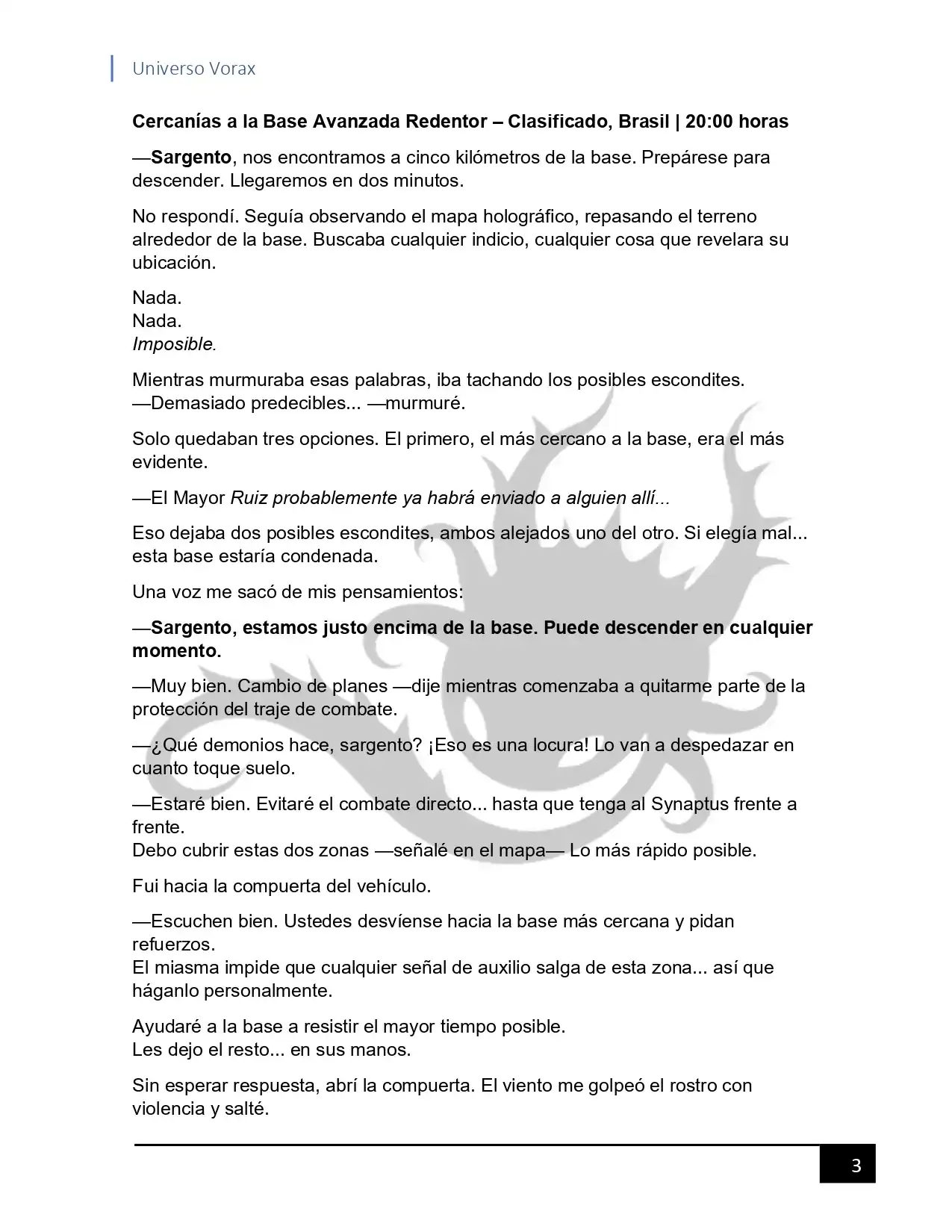 Página 5 — Capítulo 0 de Guerra de mundos...