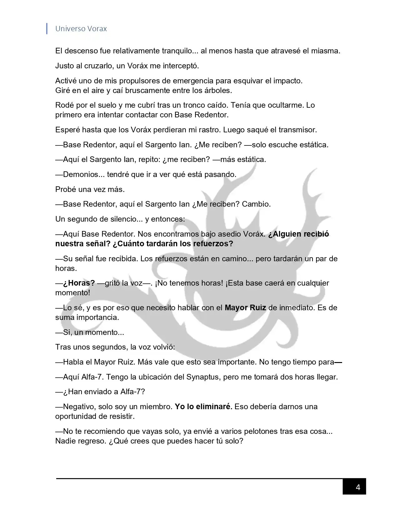 Página 6 — Capítulo 0 de Guerra de mundos...