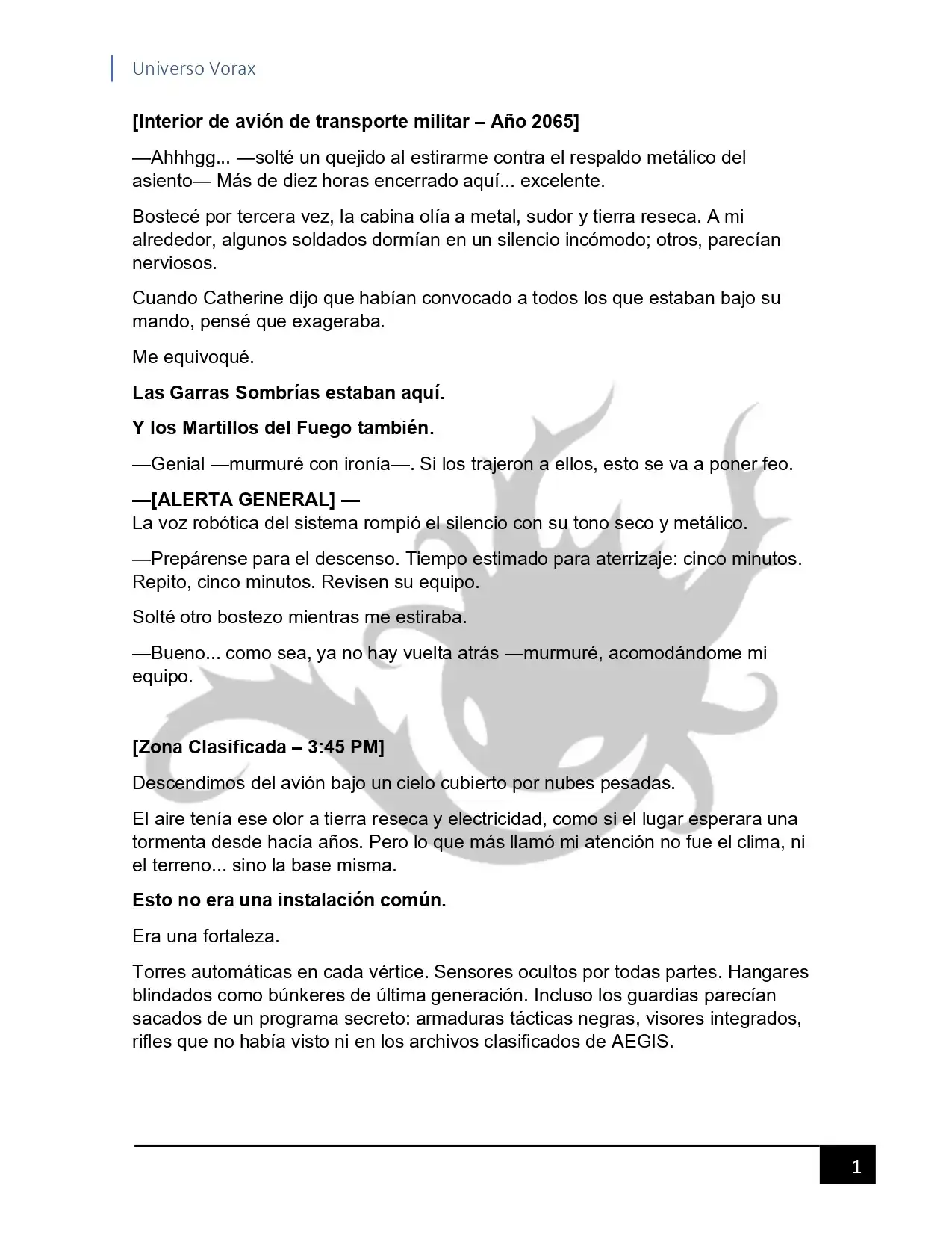 Página 2 — Capítulo 1 de Guerra de mundos...