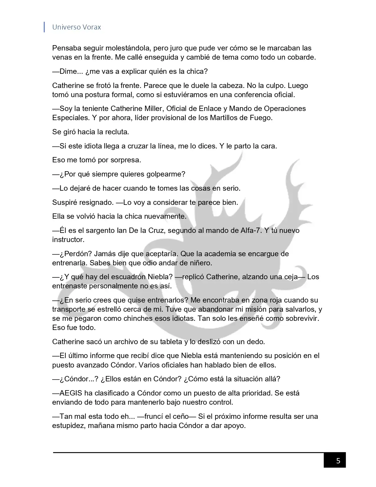 Página 9 — Capítulo 1 de Guerra de mundos...