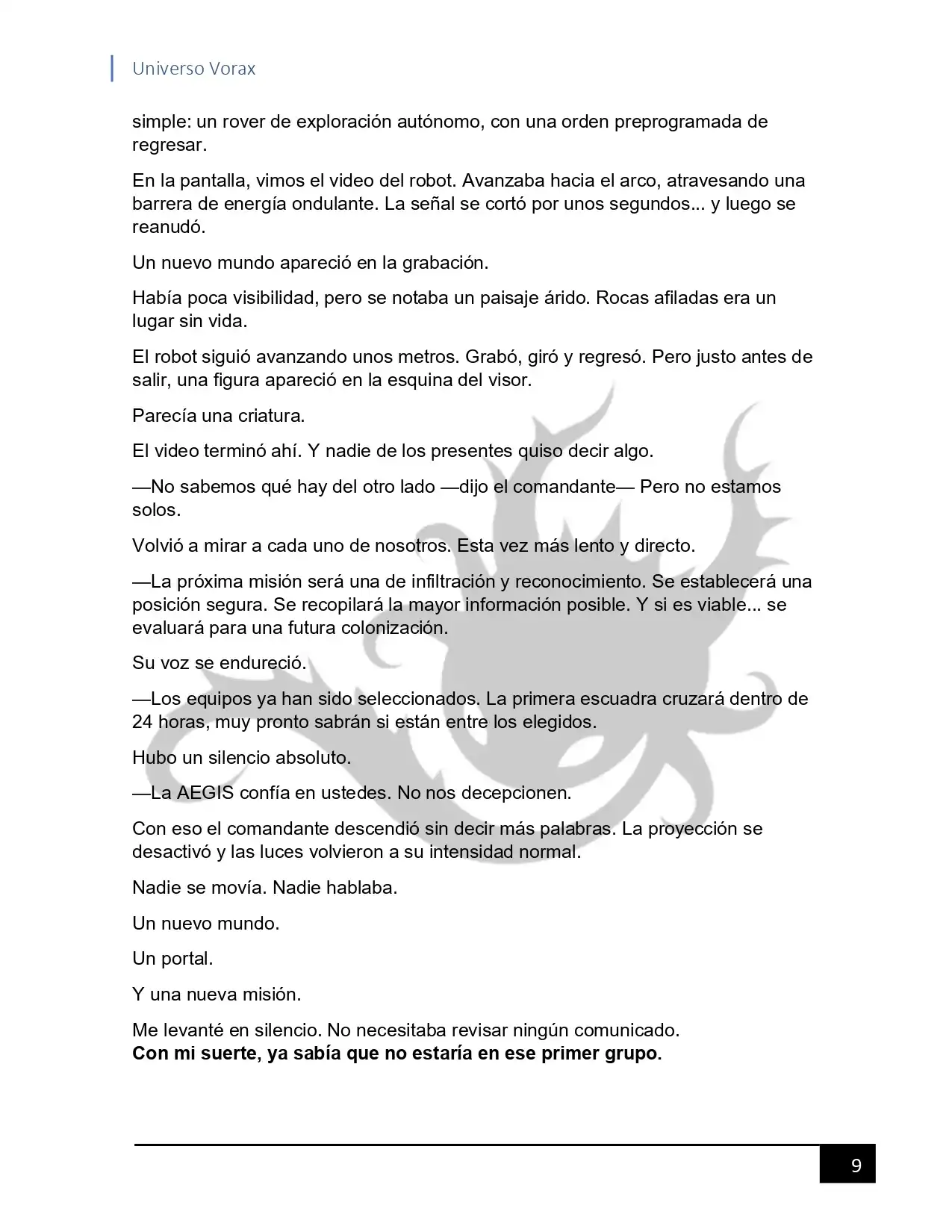 Página 15 — Capítulo 1 de Guerra de mundos...
