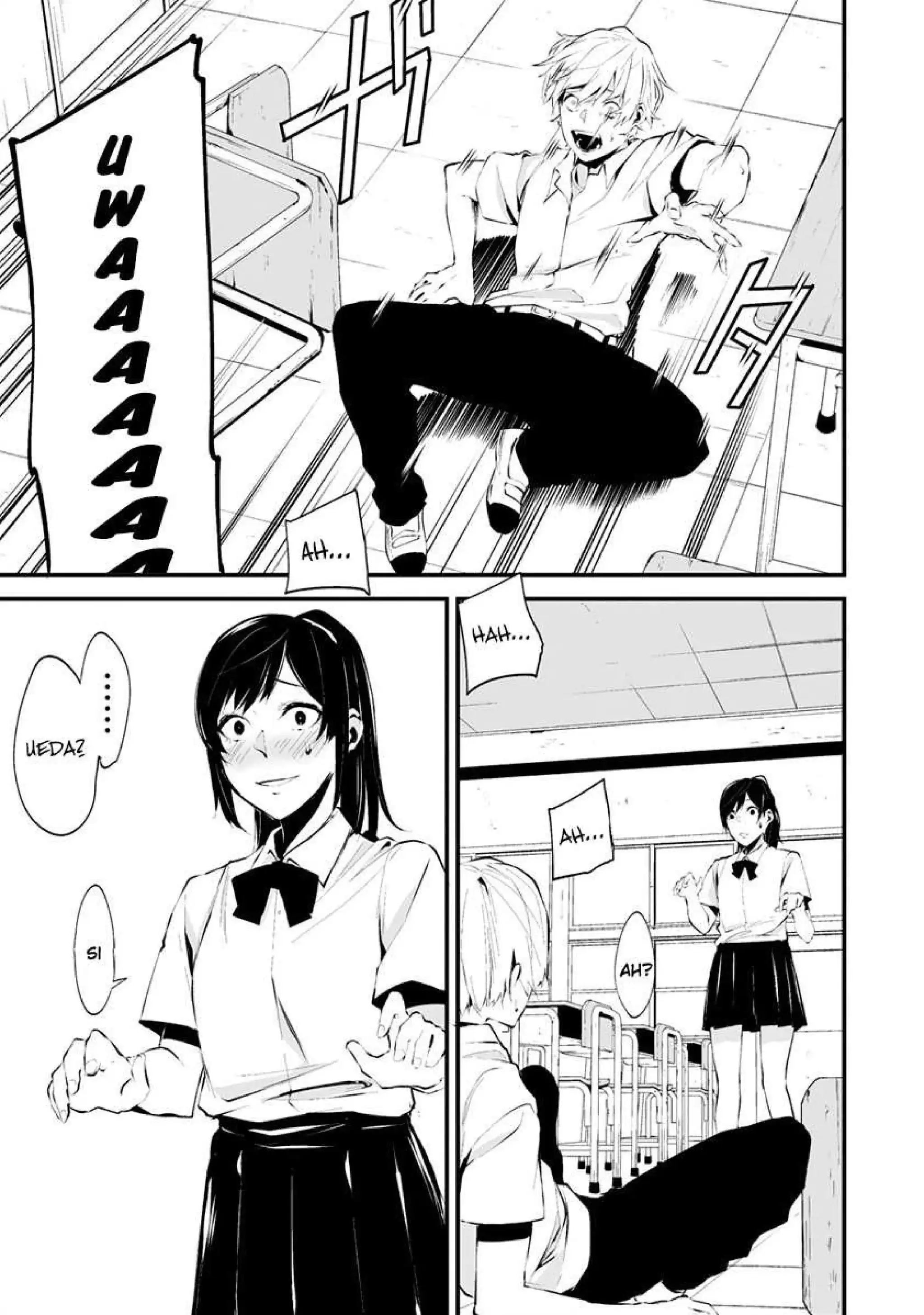 Página 9 — Hachigatsu Kokonoka Boku wa Kimi ni Kuwareru Capítulo 1