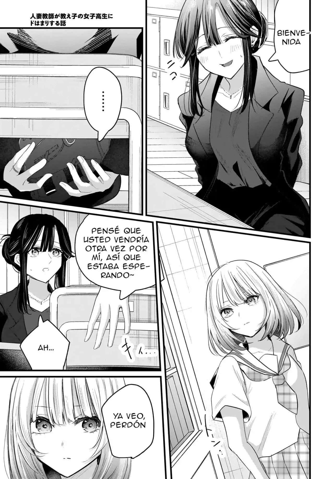 Página 22 — Hitozuma Kyoushi ga Oshiego no Joshikousei ni Dohamari Suru Hanash Capítulo 1.2