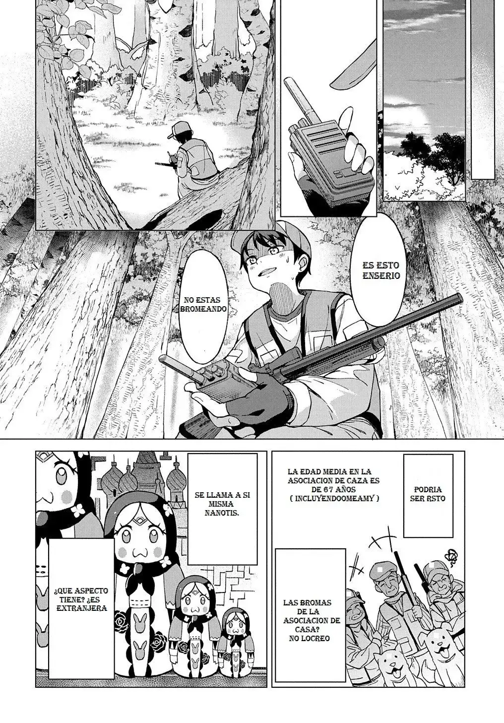 Página 12 — Hokkaido no Geneki Hunter ga Isekai ni Hourikoma Rete Mita Capítulo 1