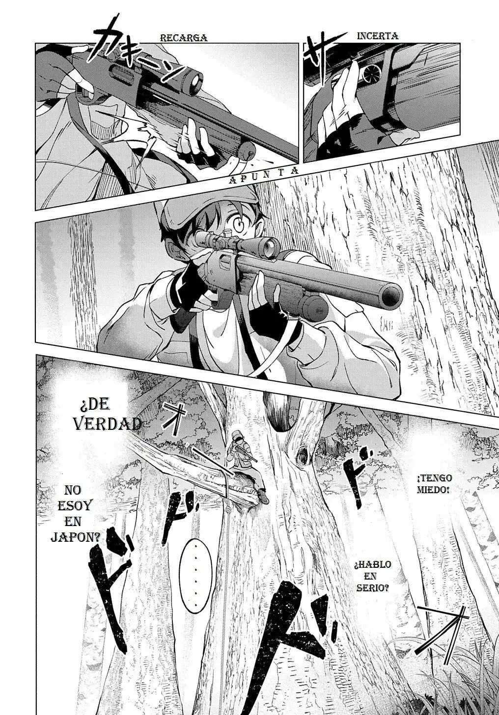Página 14 — Hokkaido no Geneki Hunter ga Isekai ni Hourikoma Rete Mita Capítulo 1