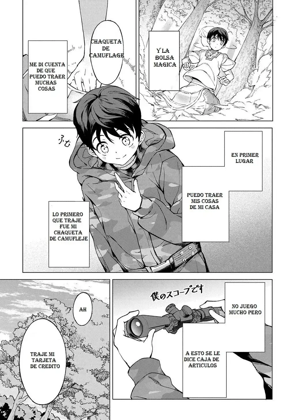 Página 41 — Hokkaido no Geneki Hunter ga Isekai ni Hourikoma Rete Mita Capítulo 1